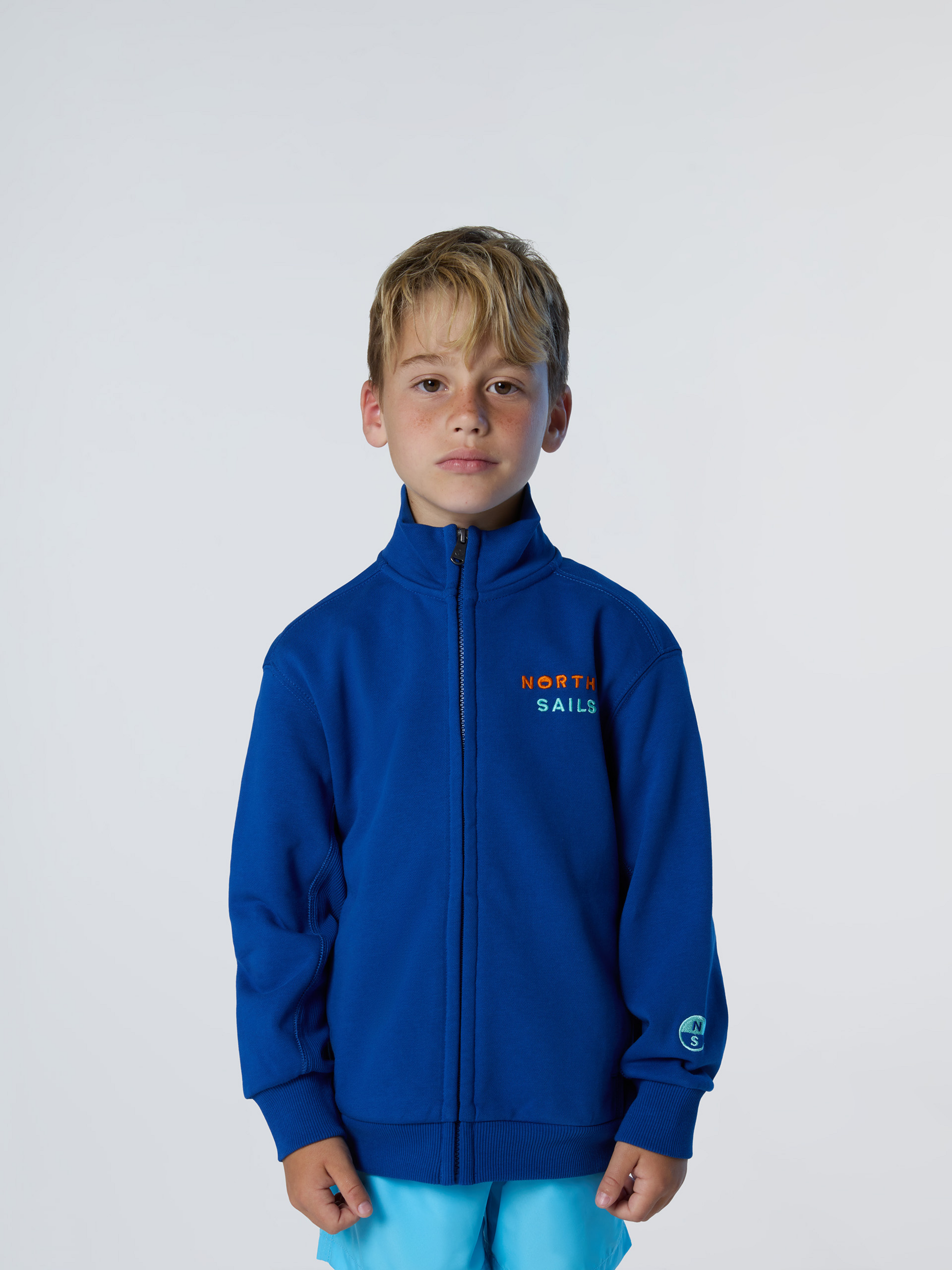 NORTH SAILS, North Sails Full-zip Sweatshirt With Embroidery