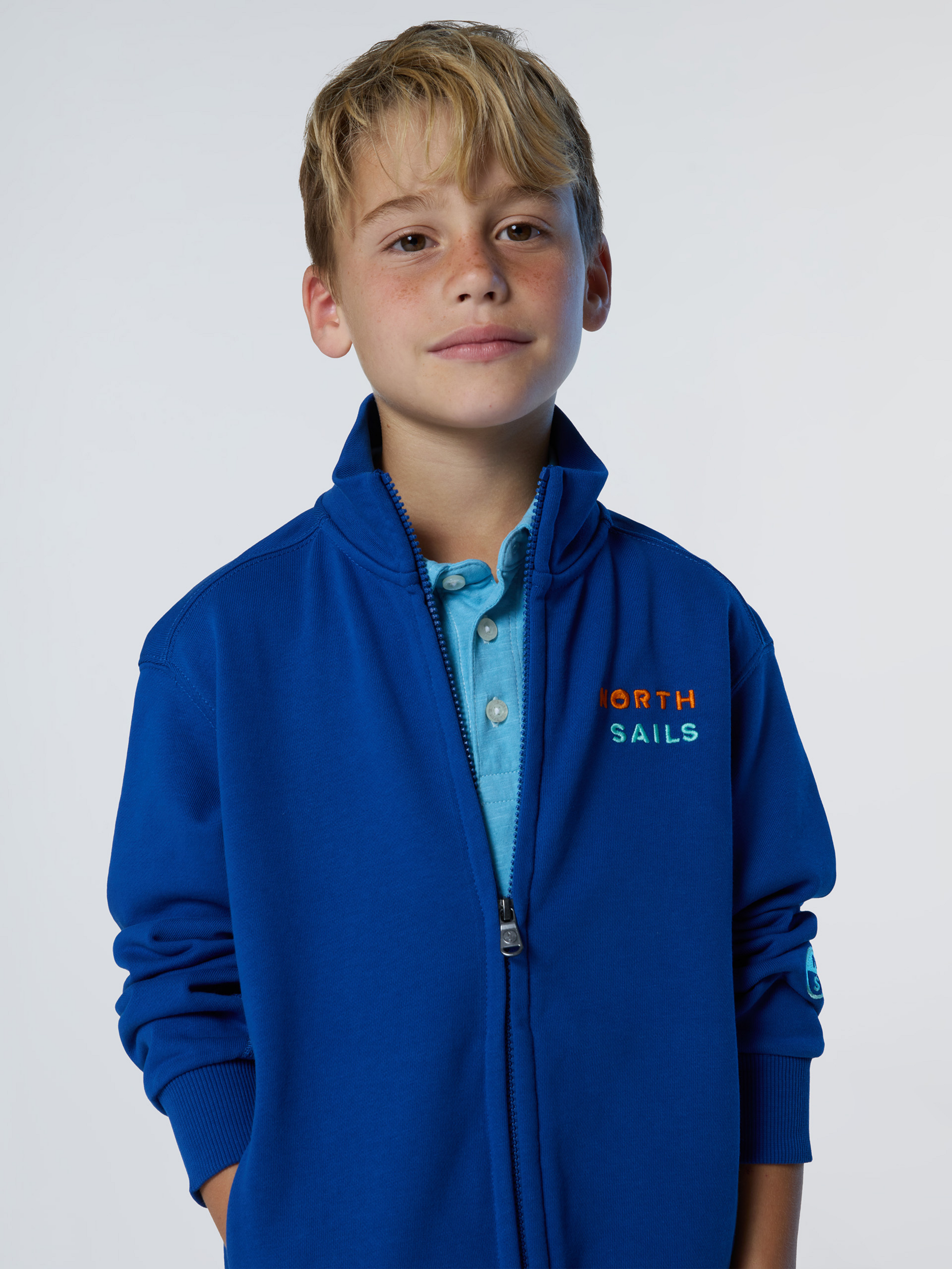 NORTH SAILS, North Sails Full-zip Sweatshirt With Embroidery