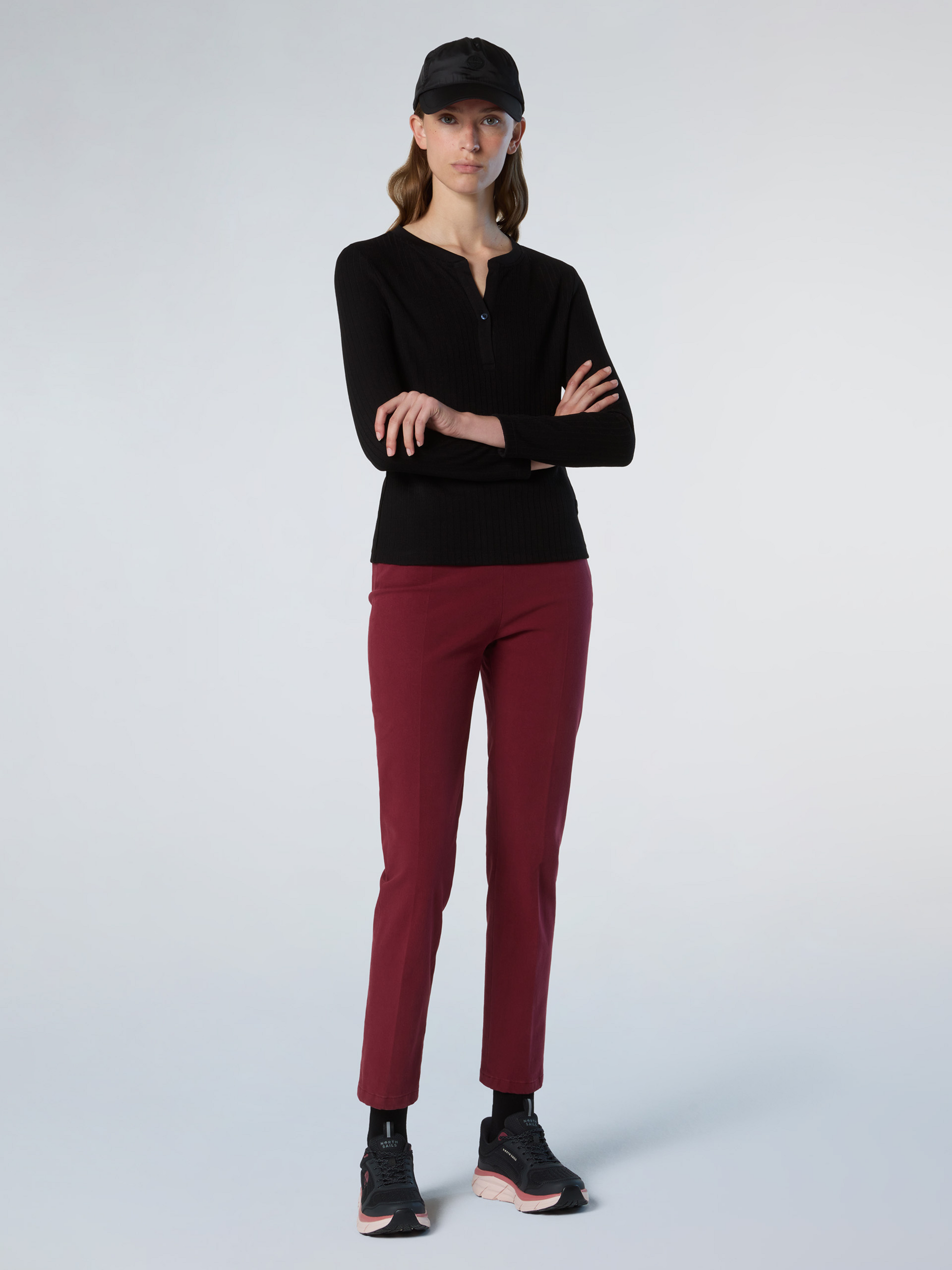 NORTH SAILS, North Sails Henley Top Ribbed Jersey