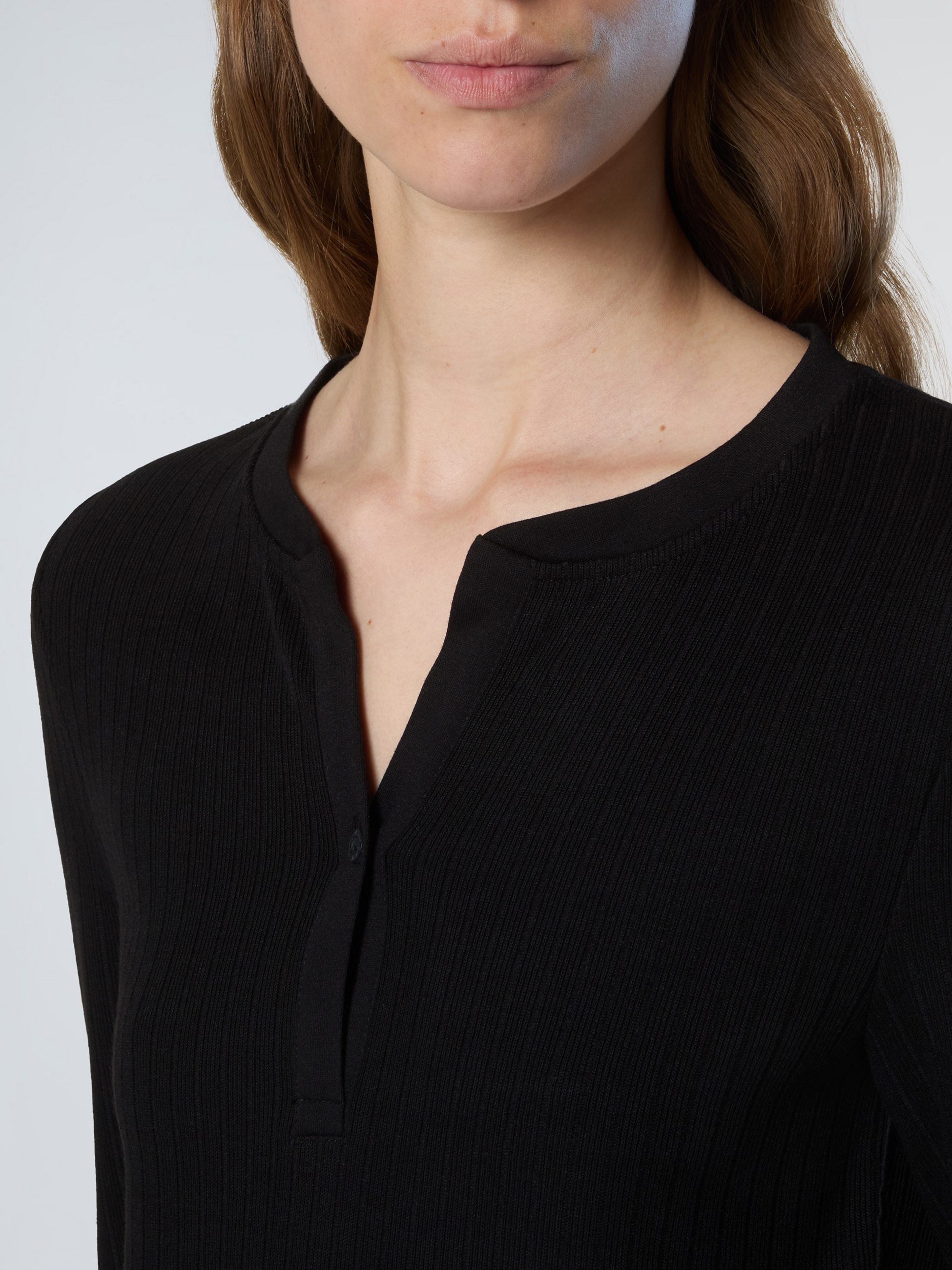 NORTH SAILS, North Sails Henley Top Ribbed Jersey