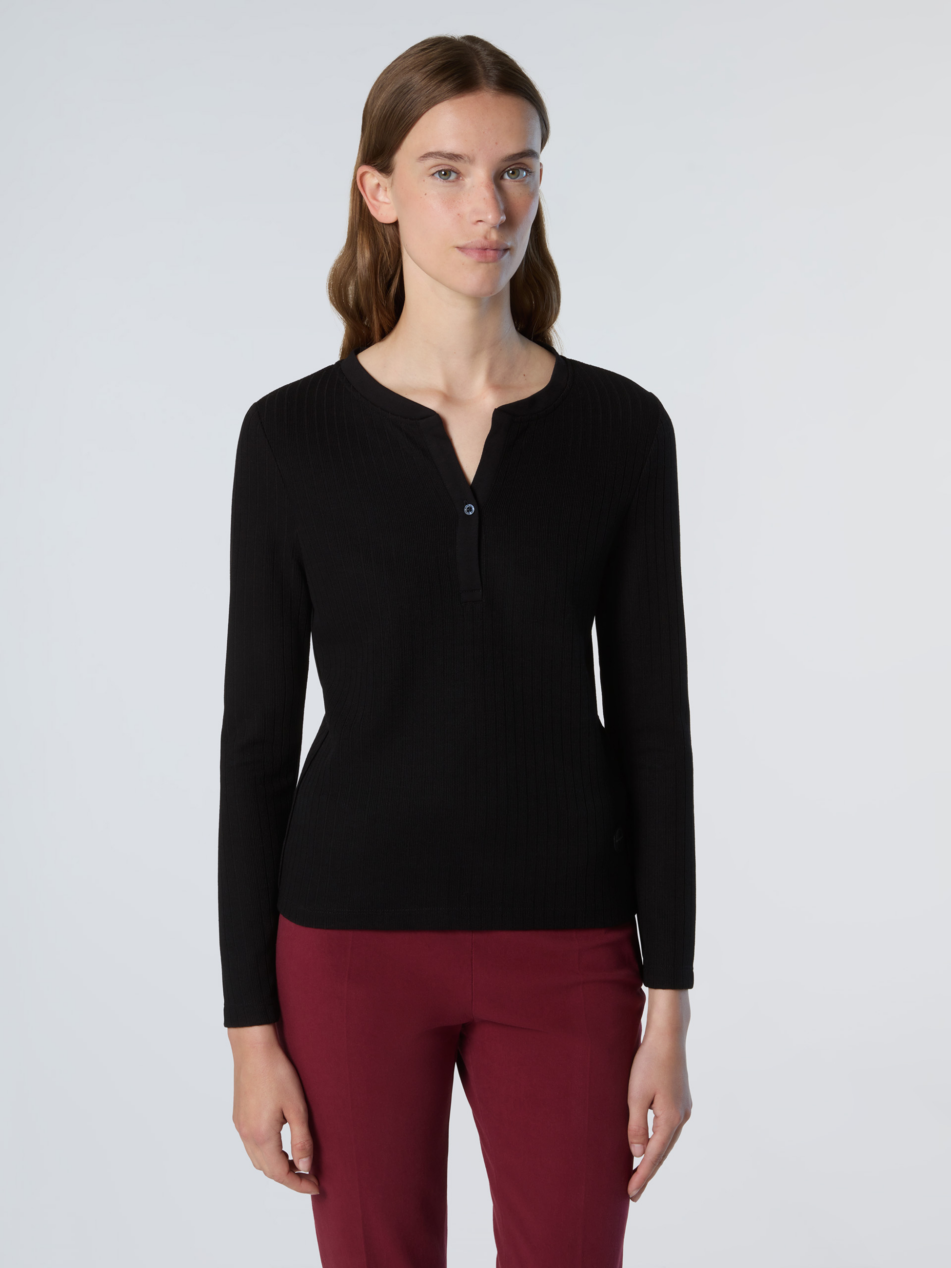 NORTH SAILS, North Sails Henley Top Ribbed Jersey