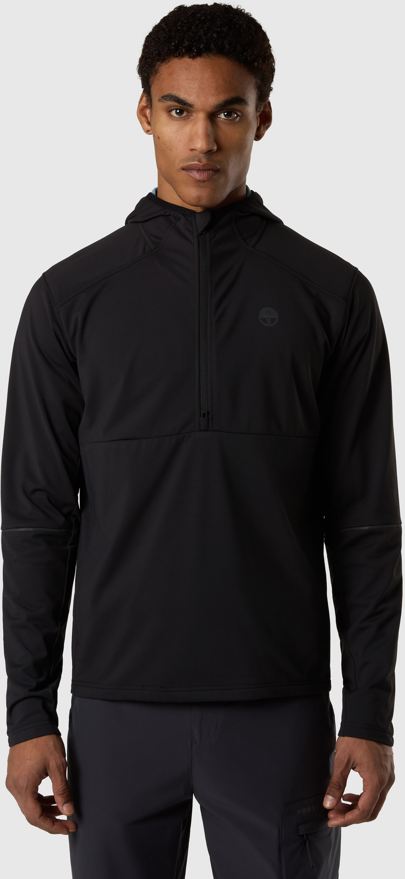 NORTH SAILS, North Sails Hoodie Brushed Fleece Half-zip