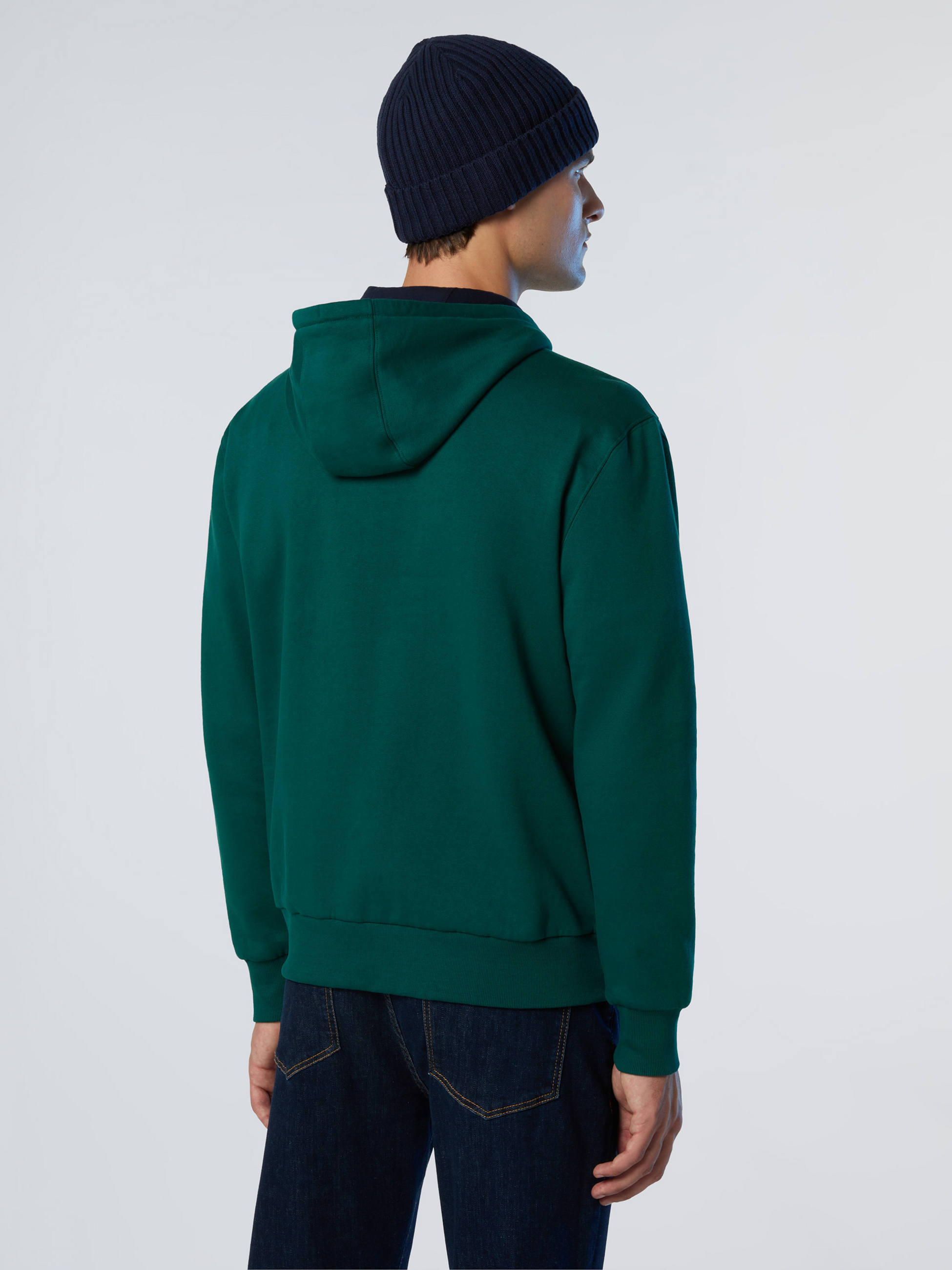 NORTH SAILS, North Sails Hoodie Full-zip With Embroidered Logo