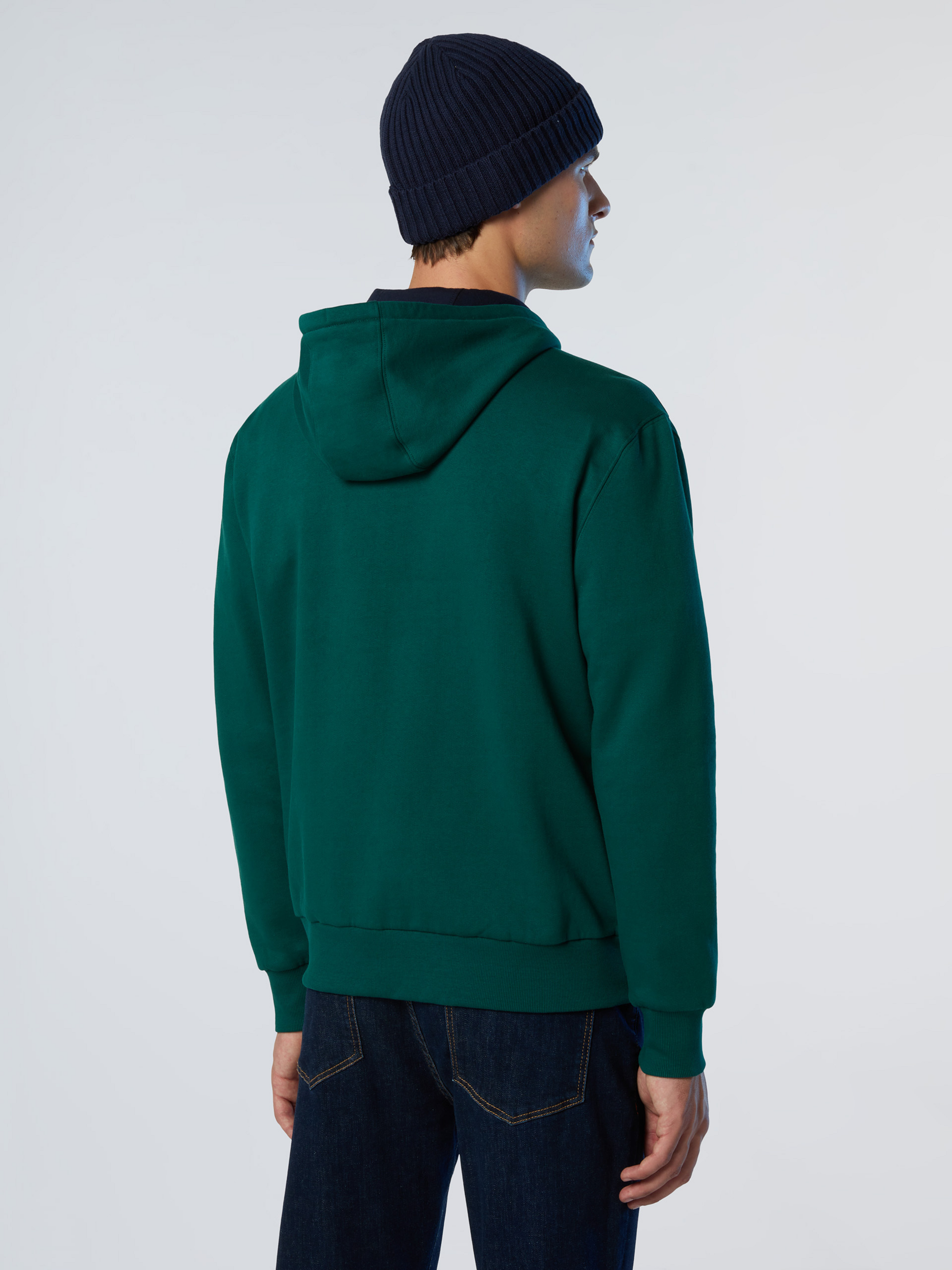 NORTH SAILS, North Sails Hoodie Full-zip With Embroidered Logo