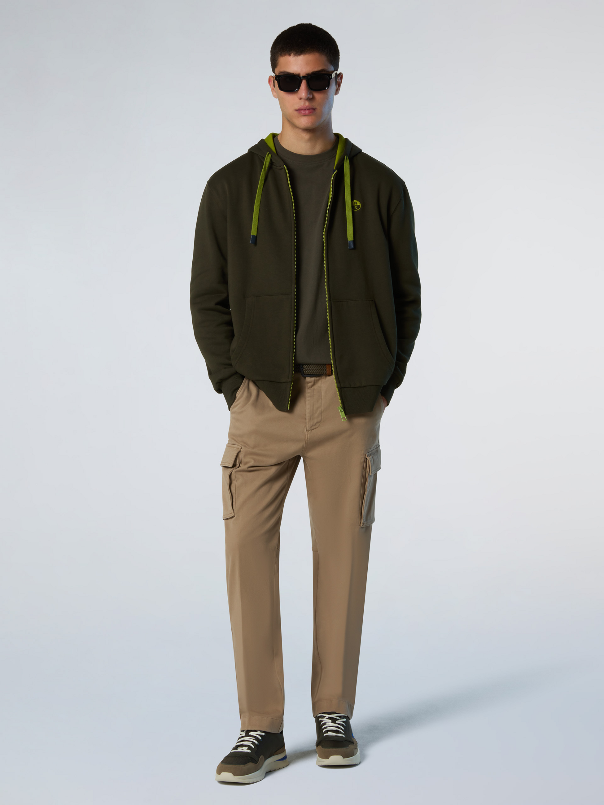 NORTH SAILS, North Sails Hoodie Full-zip With Embroidered Logo