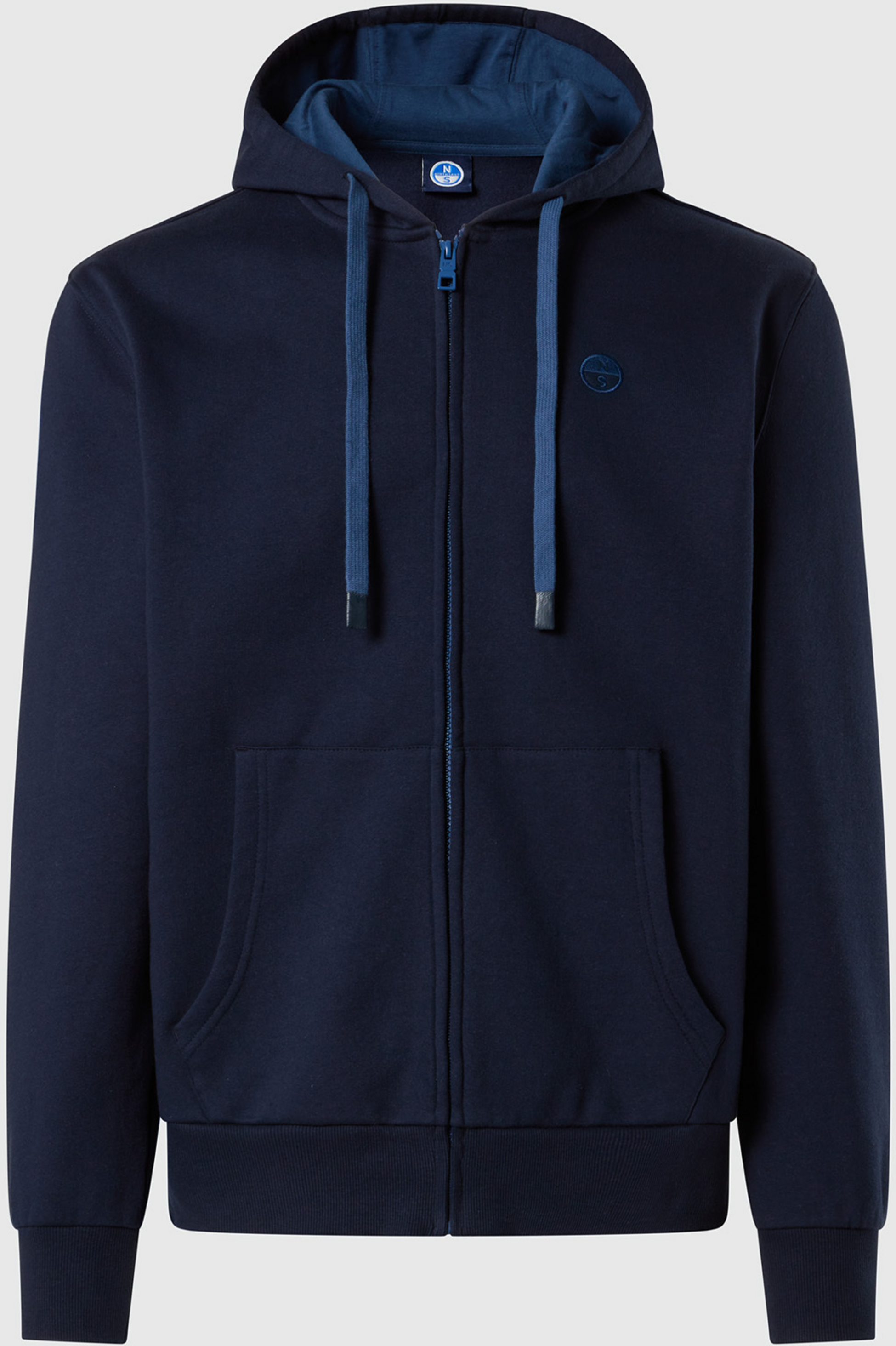 NORTH SAILS, North Sails Hoodie Full-zip With Embroidered Logo