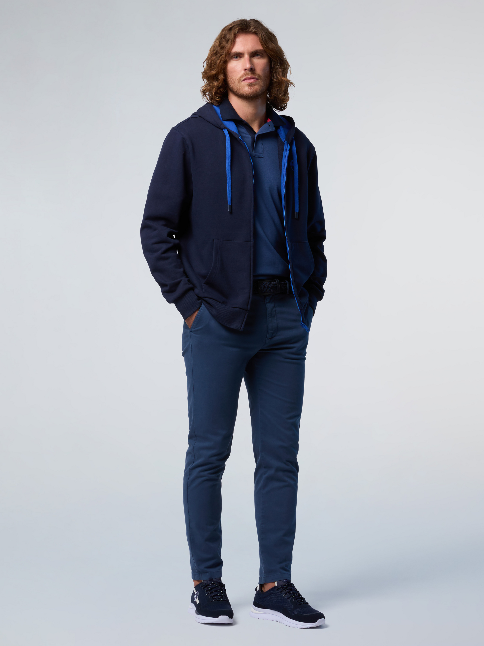 NORTH SAILS, North Sails Hoodie Full-zip With Logo Patch