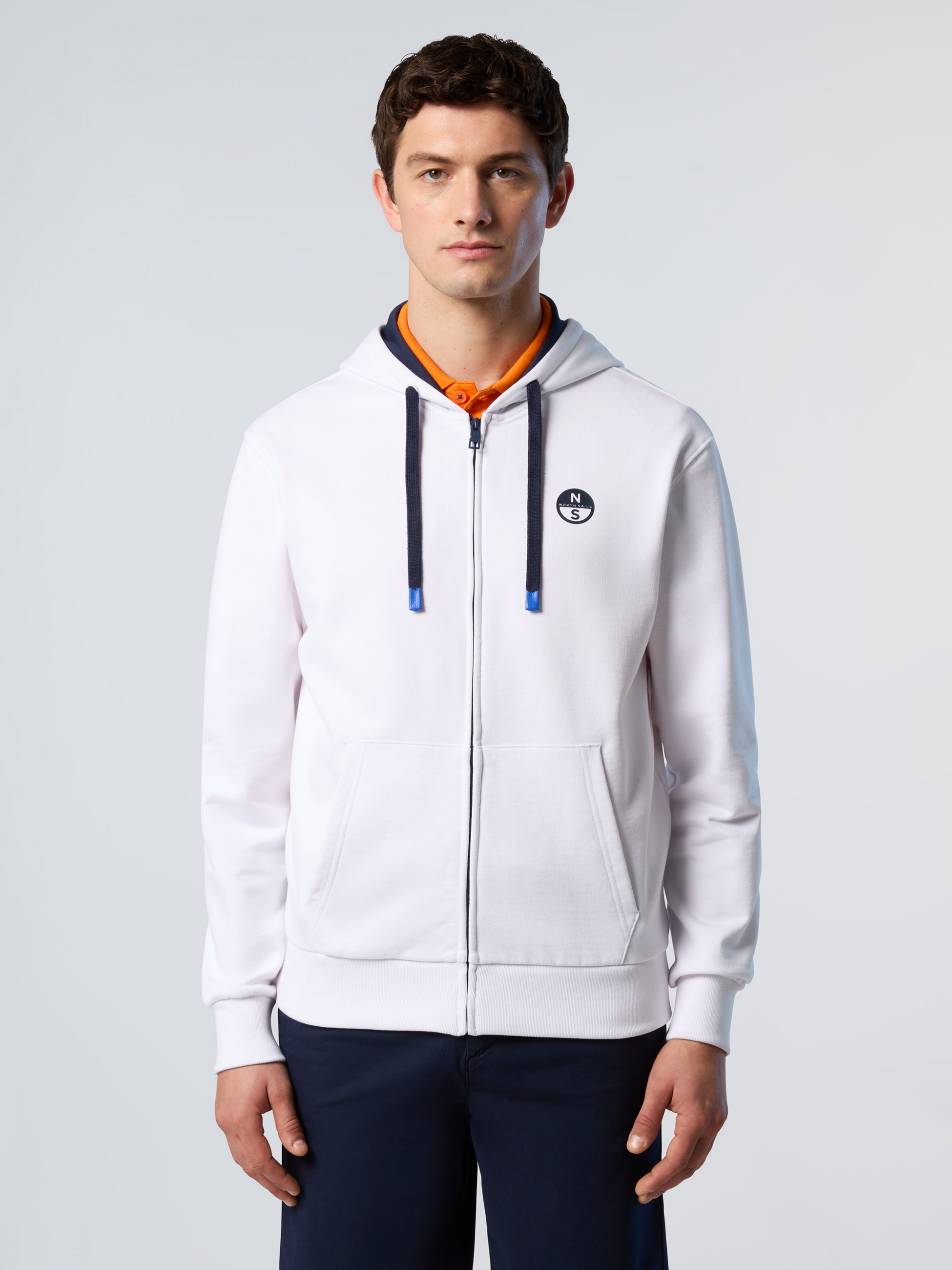 NORTH SAILS, North Sails Hoodie Full-zip With Logo Patch