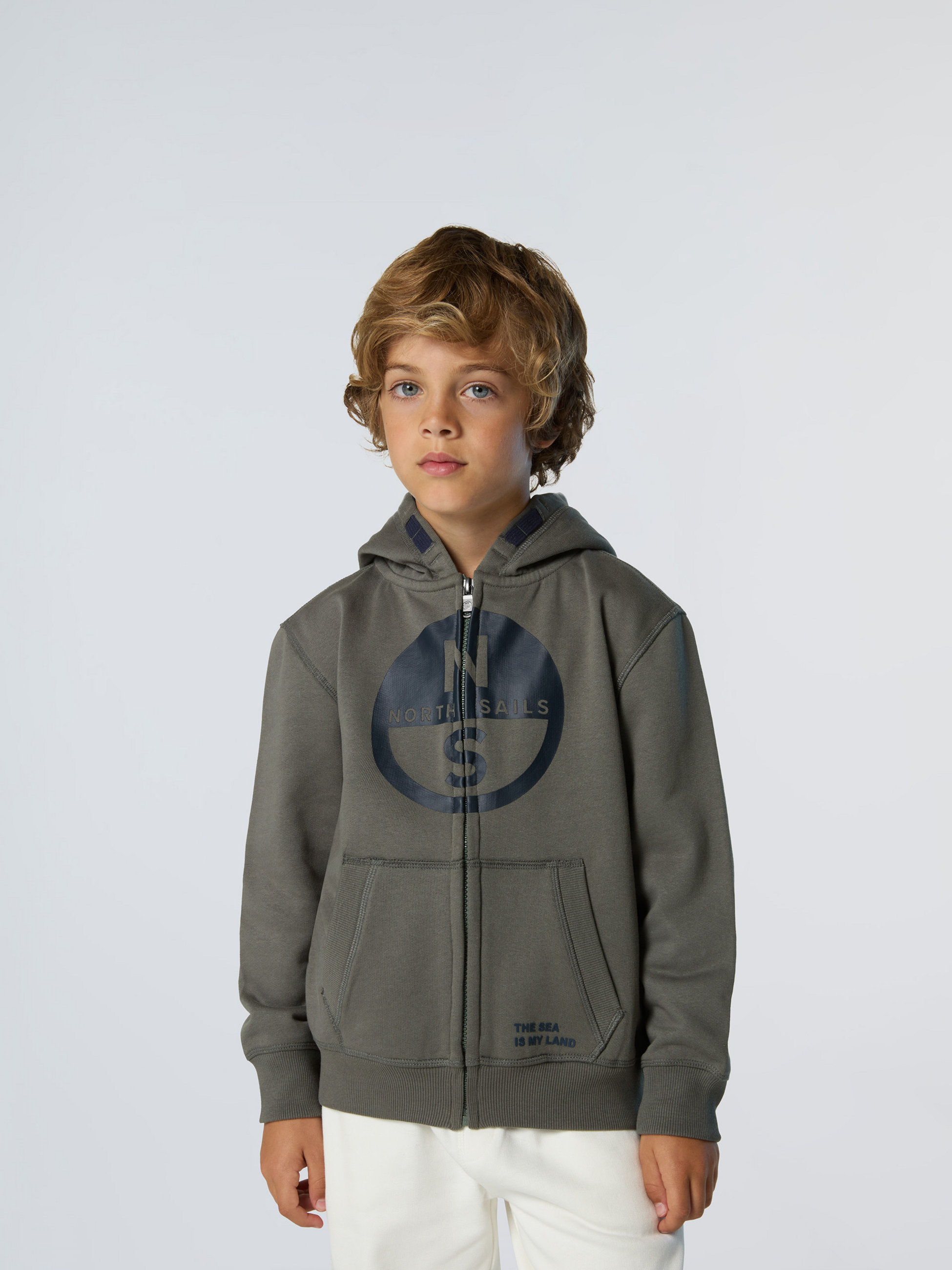 NORTH SAILS, North Sails Hoodie Full-zip With Maxi Logo