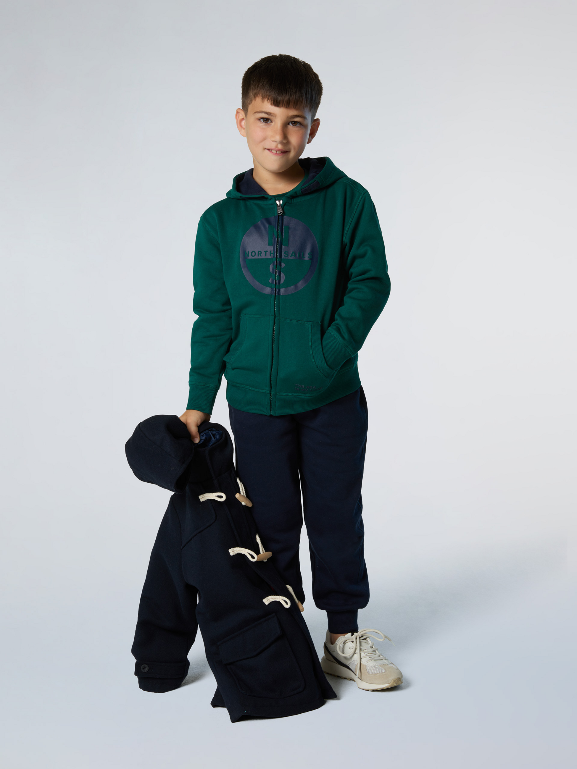 NORTH SAILS, North Sails Hoodie Full-zip With Maxi Logo