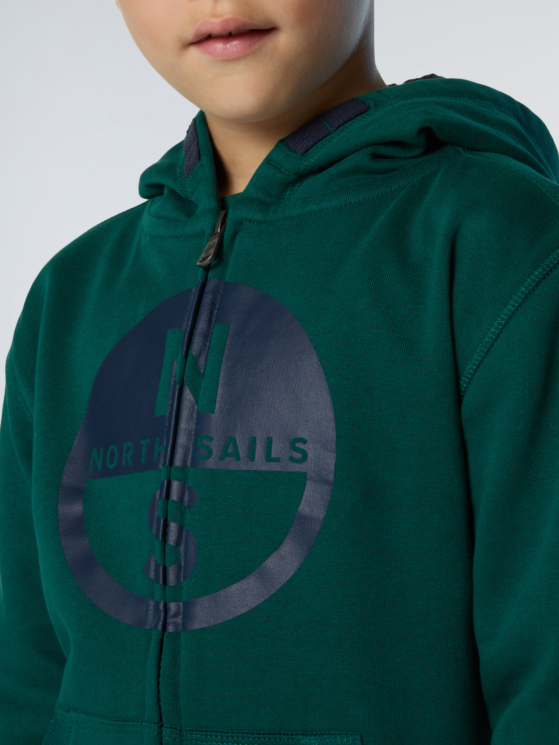 NORTH SAILS, North Sails Hoodie Full-zip With Maxi Logo