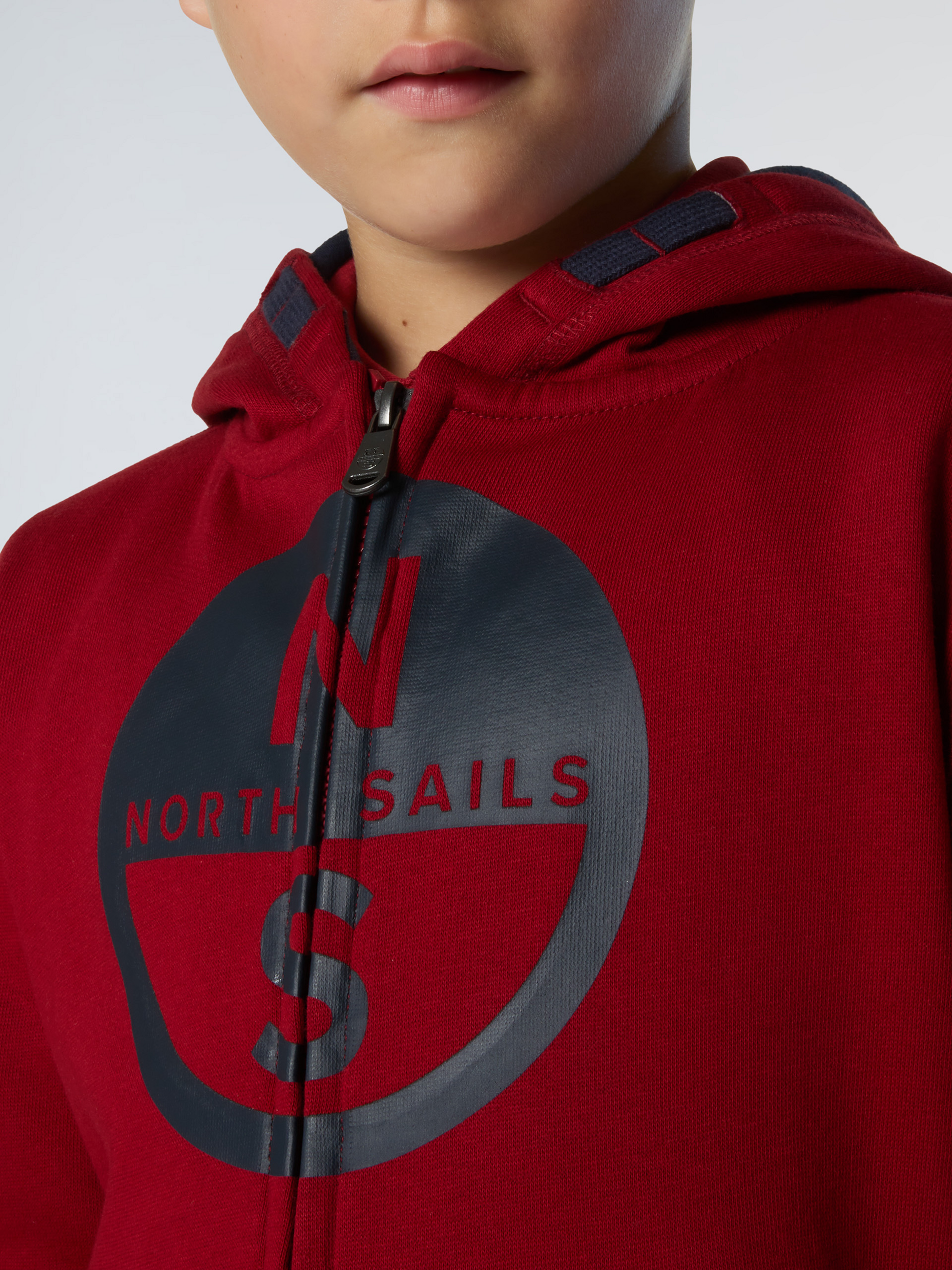 NORTH SAILS, North Sails Hoodie Full-zip With Maxi Logo