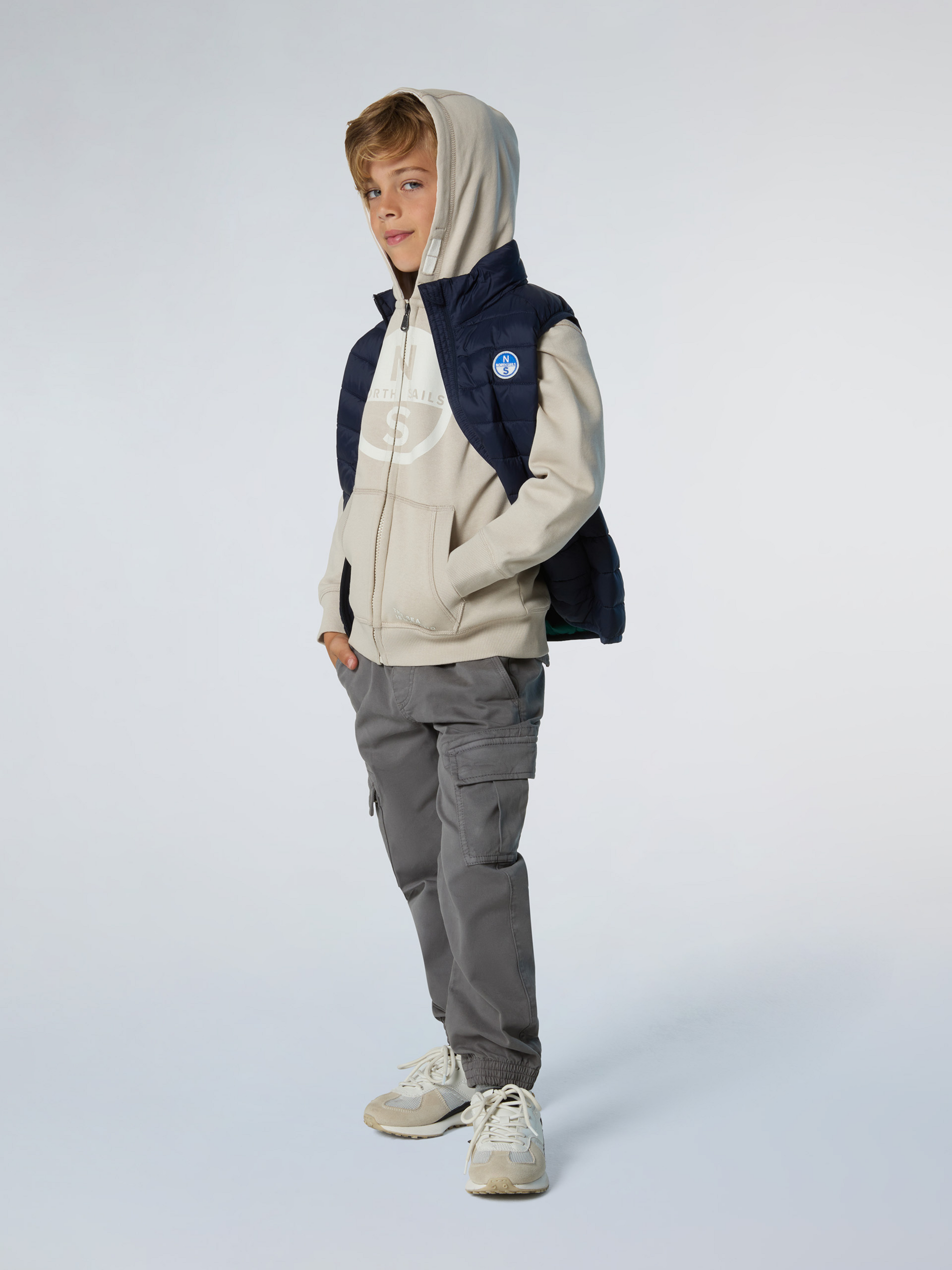 NORTH SAILS, North Sails Hoodie Full-zip With Maxi Logo