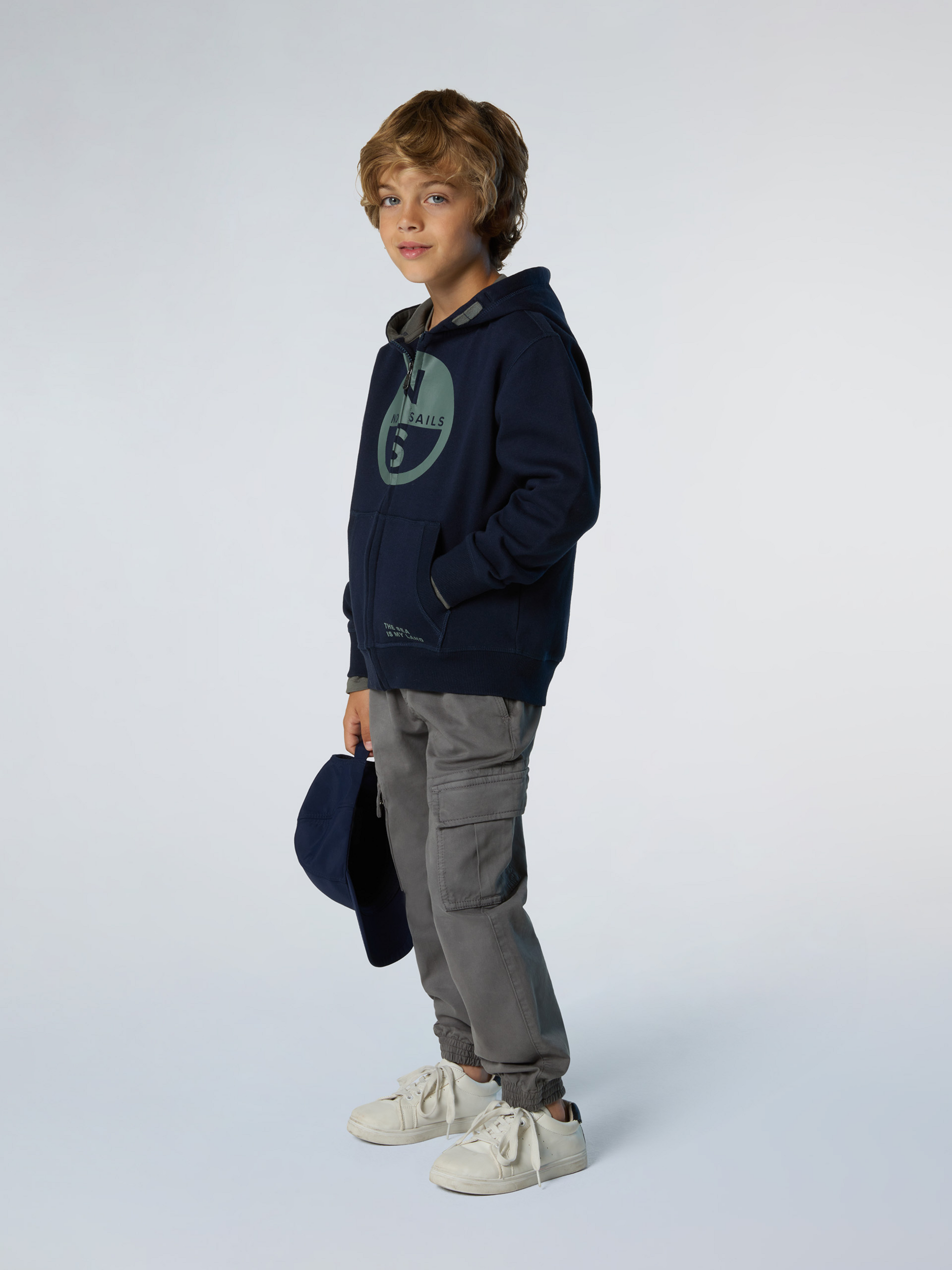 NORTH SAILS, North Sails Hoodie Full-zip With Maxi Logo