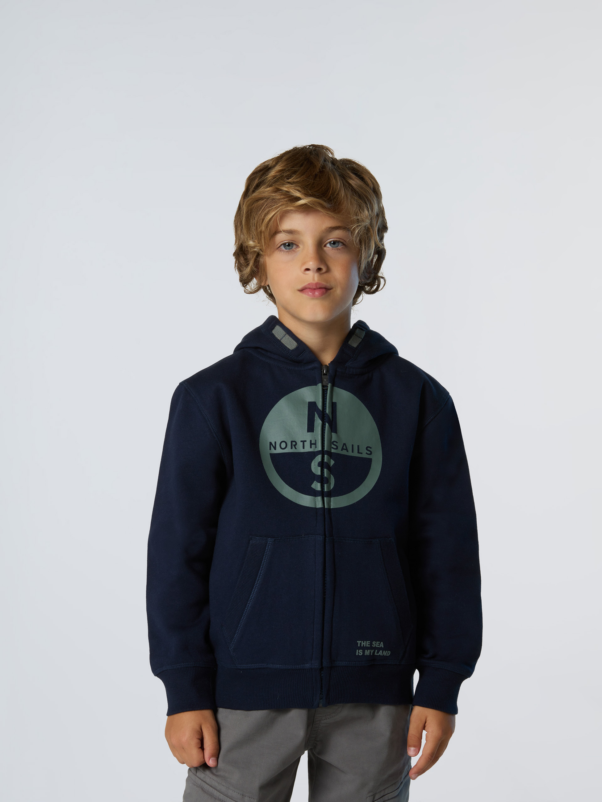 NORTH SAILS, North Sails Hoodie Full-zip With Maxi Logo
