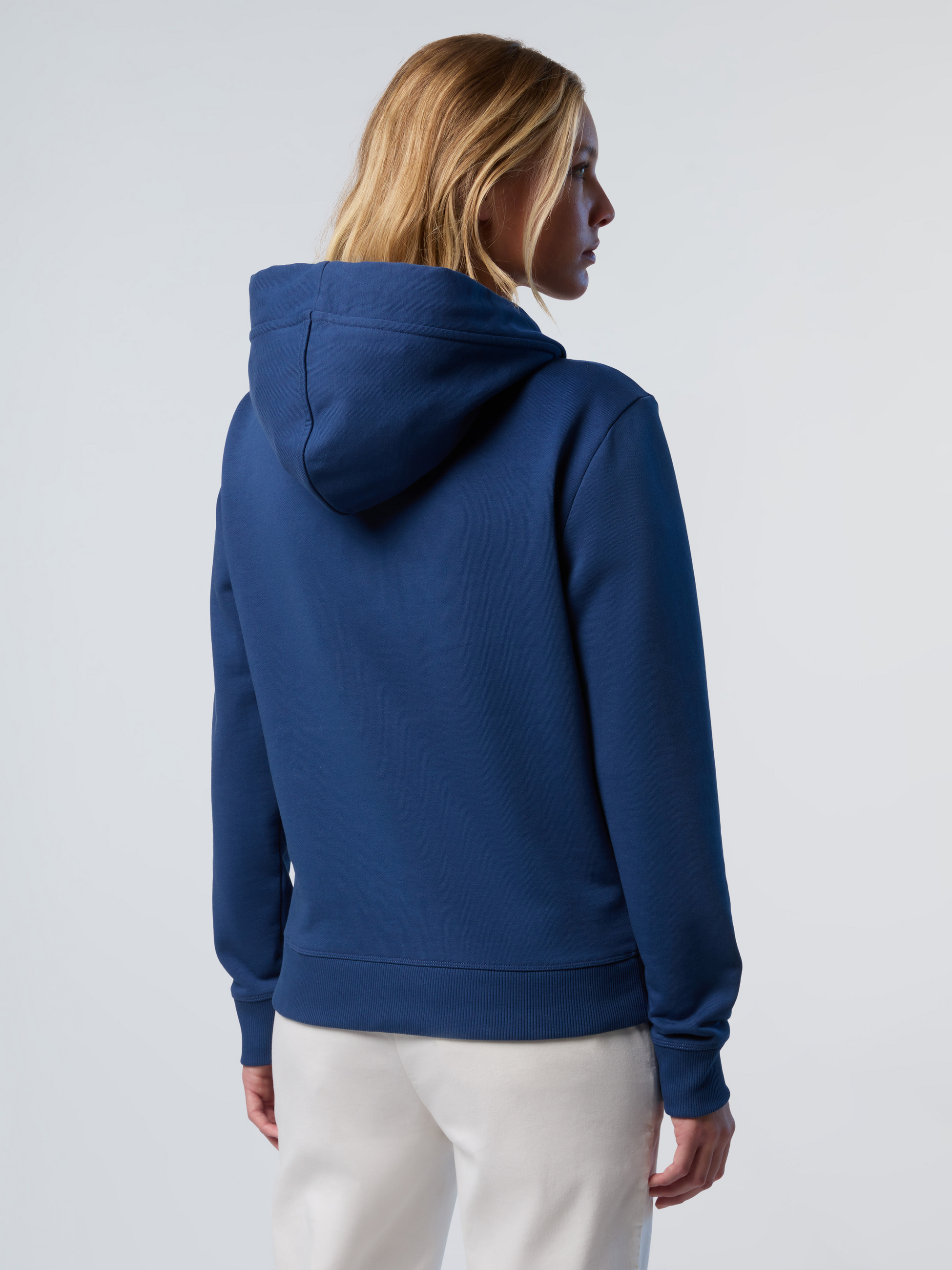NORTH SAILS, North Sails Hoodie V-neck With North Sails Print