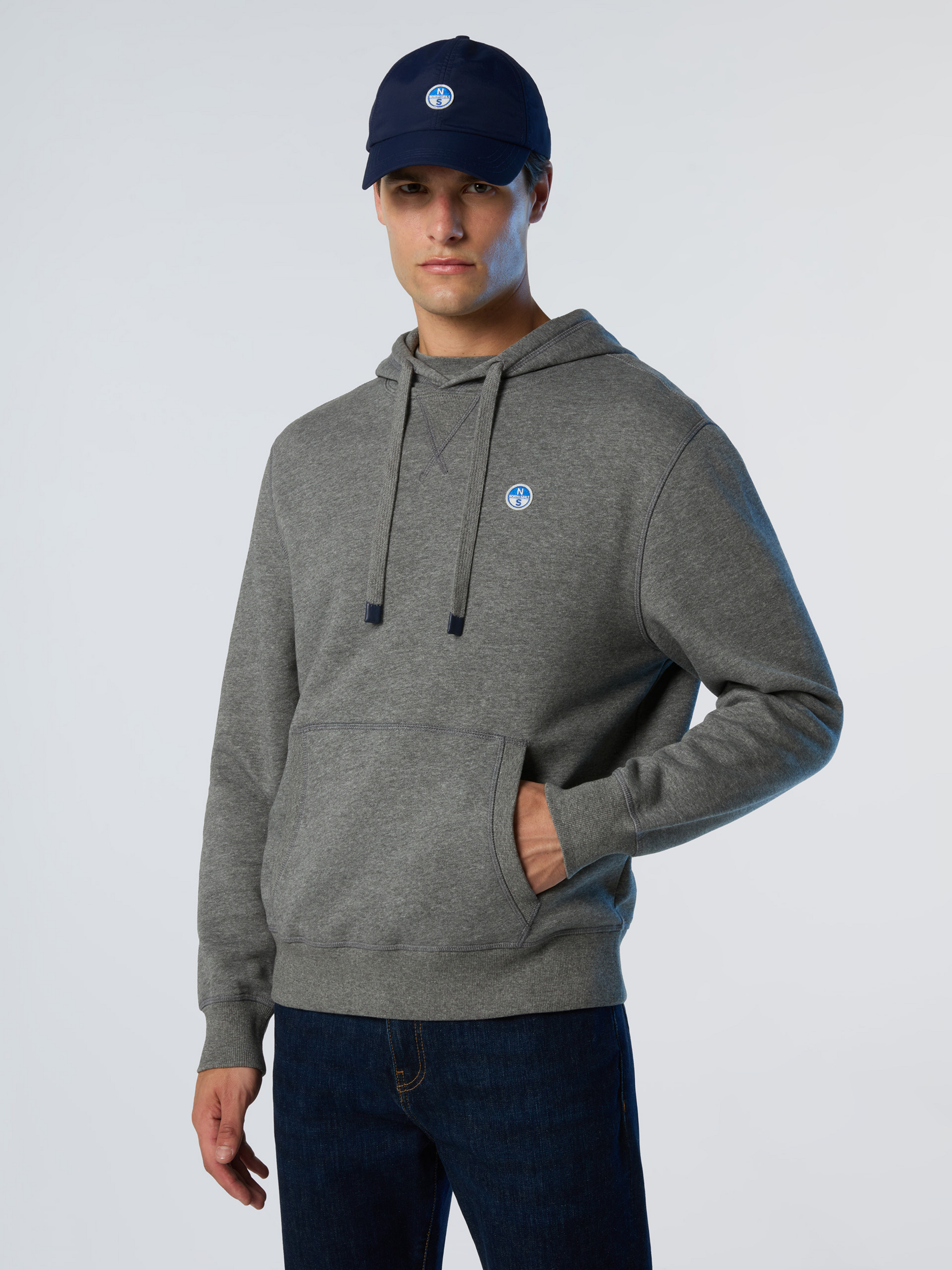 NORTH SAILS, North Sails Hoodie With Logo Patch