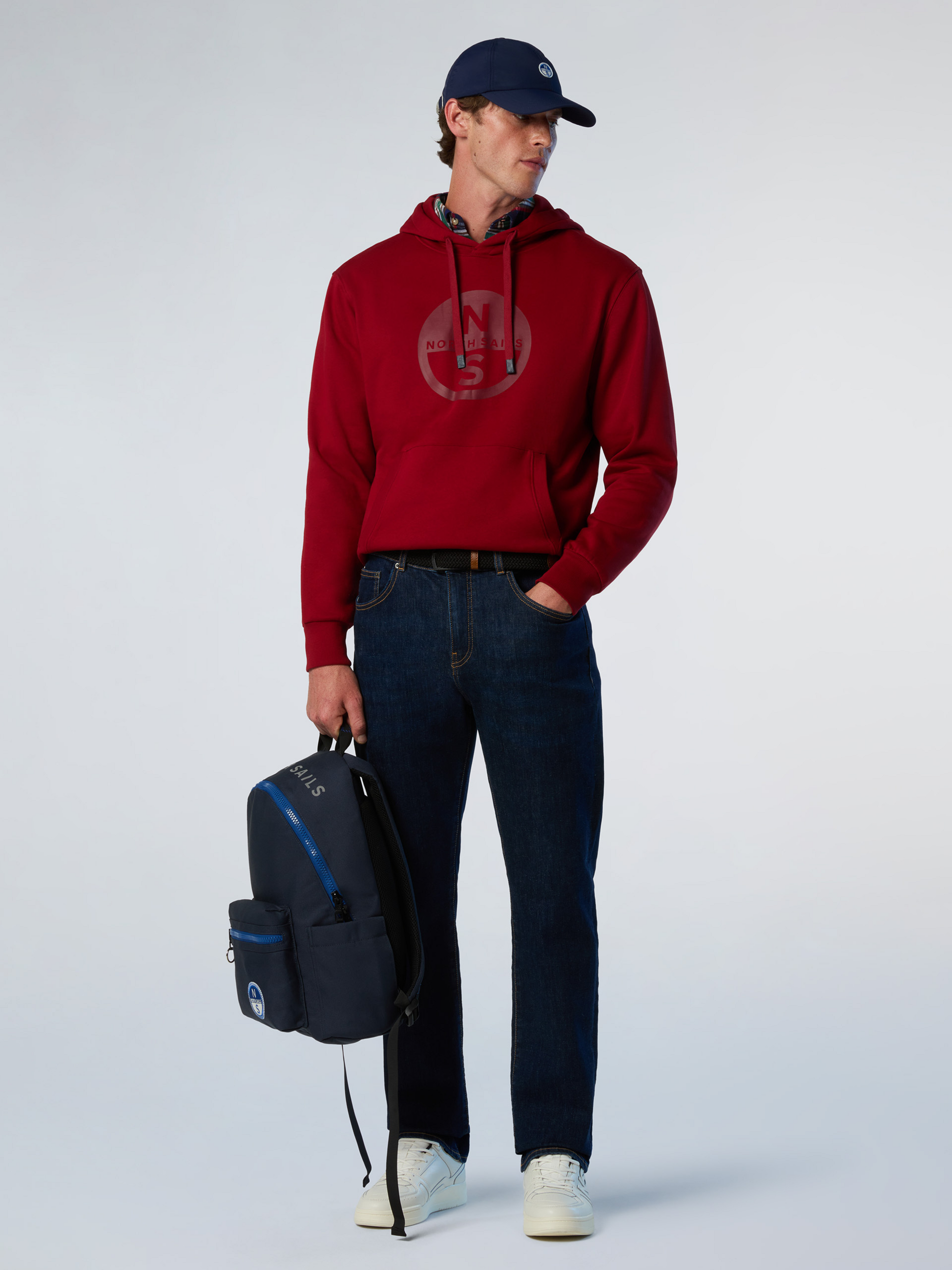 NORTH SAILS, North Sails Hoodie With Maxi Logo Print