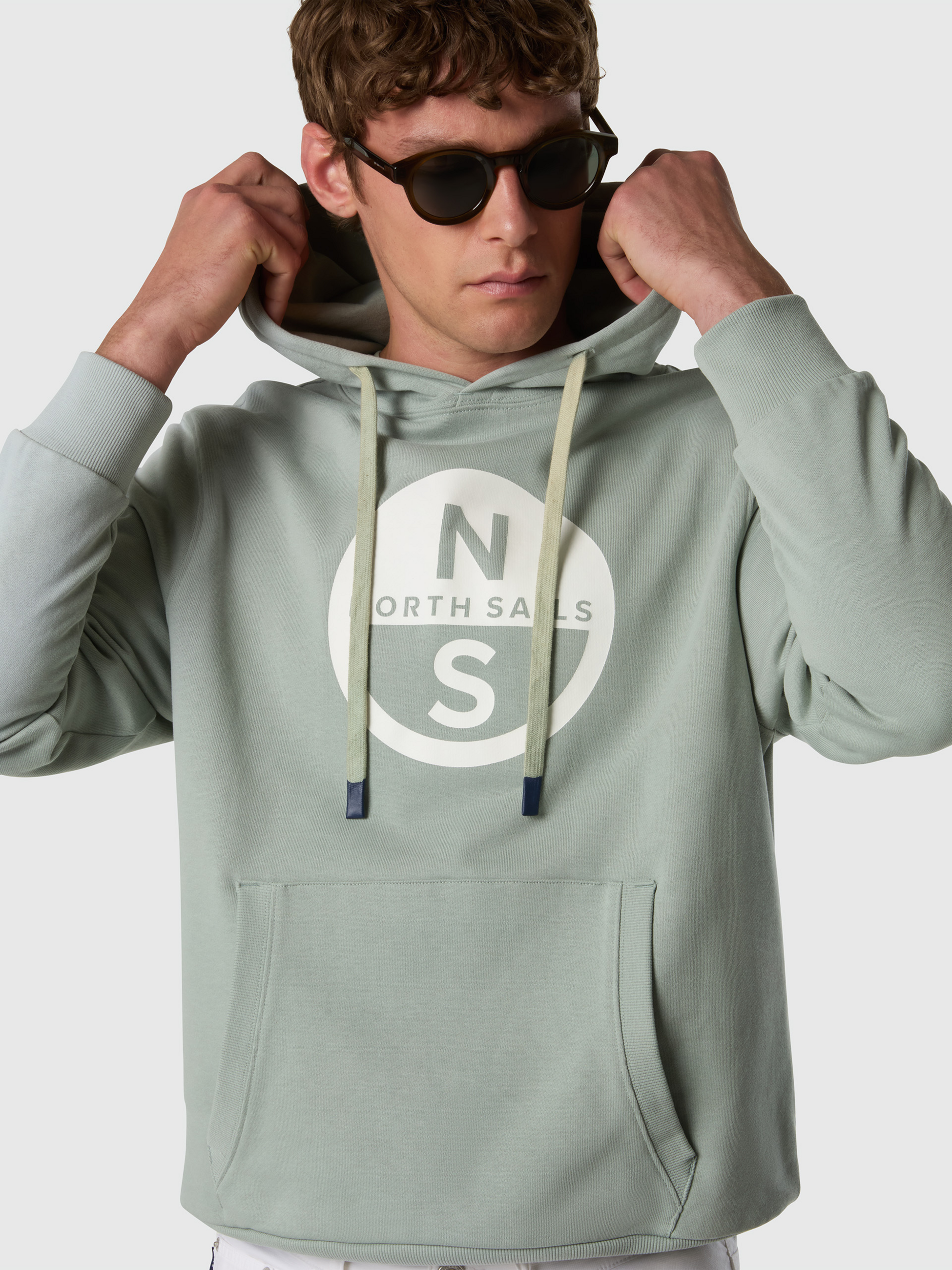 NORTH SAILS, North Sails Hoodie With Maxi Logo Print