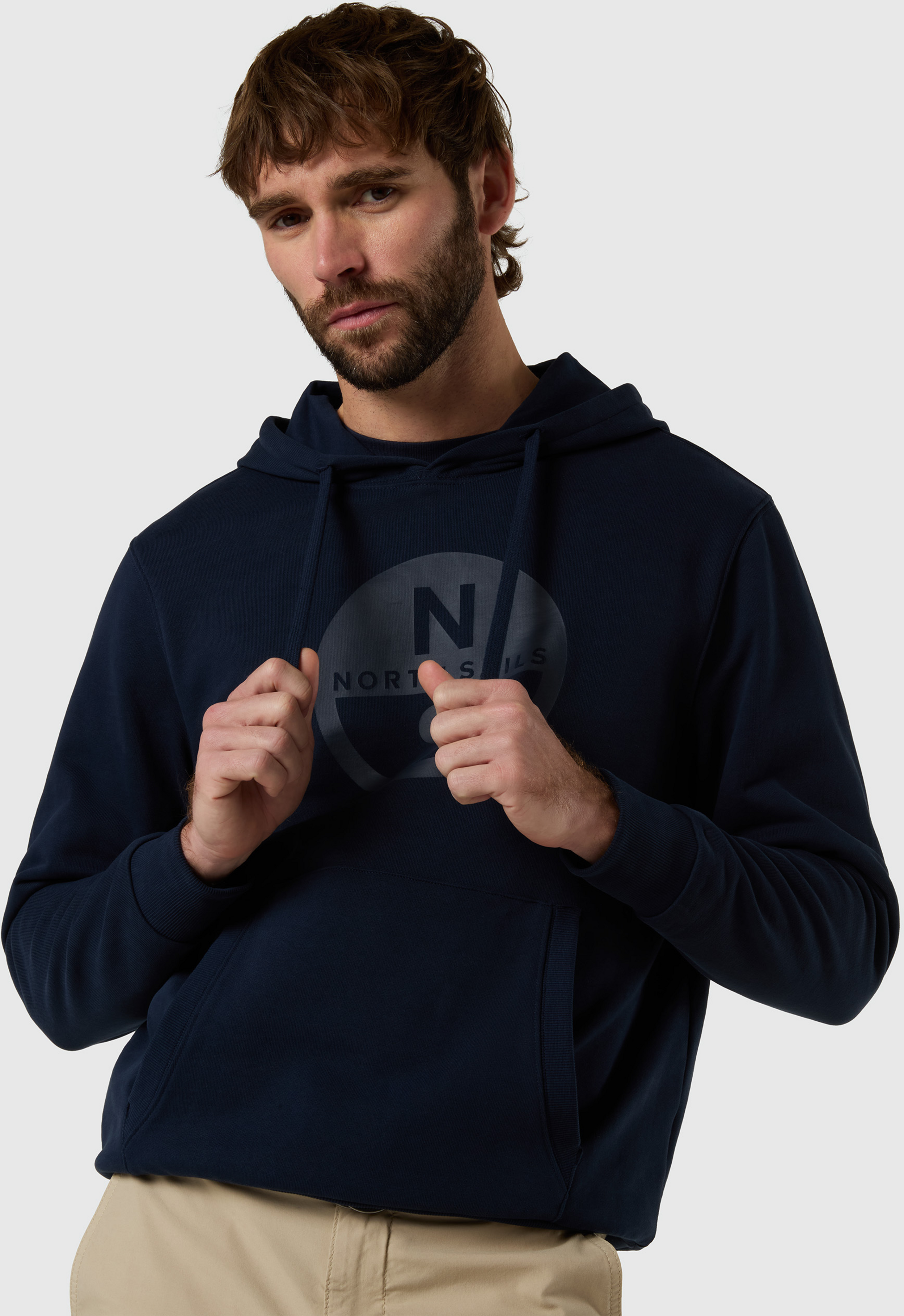 NORTH SAILS, North Sails Hoodie With Maxi Logo Print