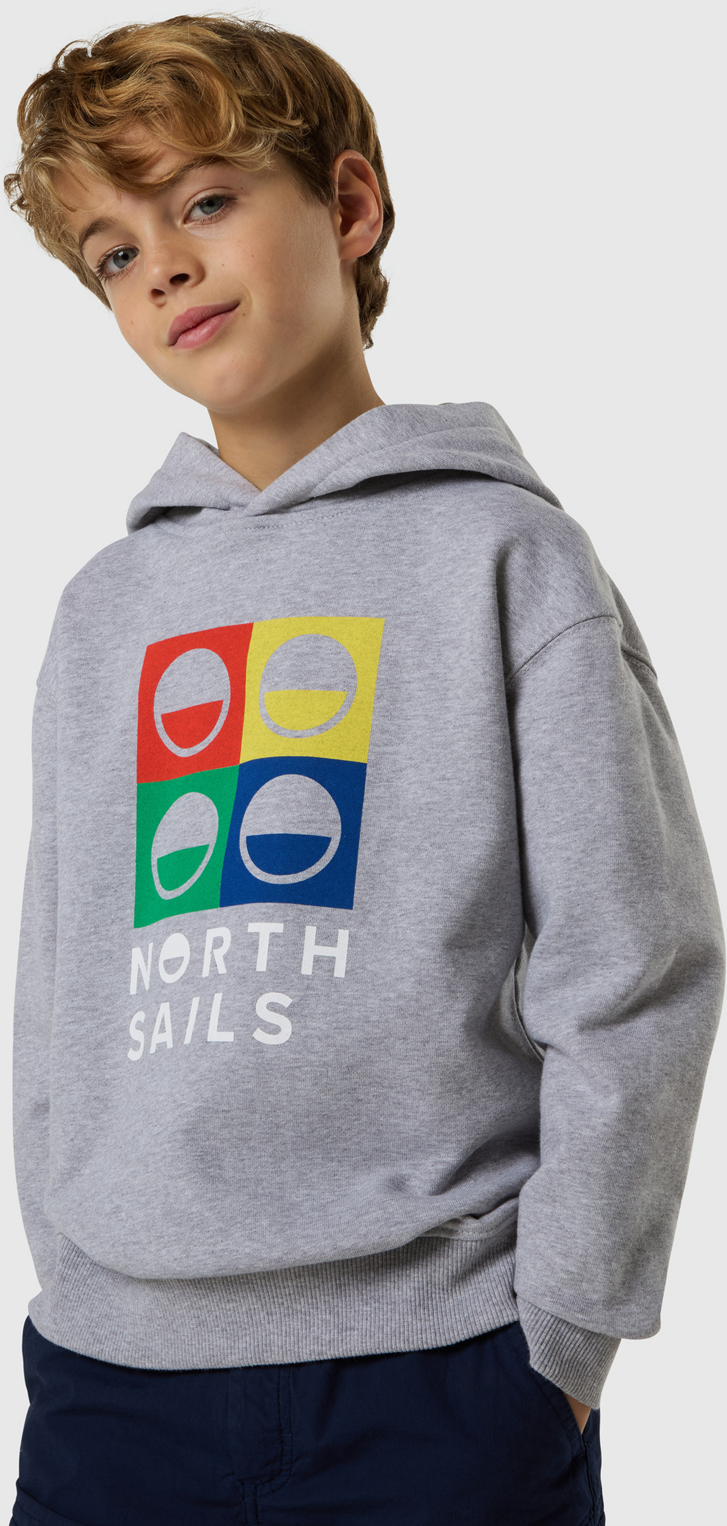 NORTH SAILS, North Sails Hoodie With Maxi North Sails Print