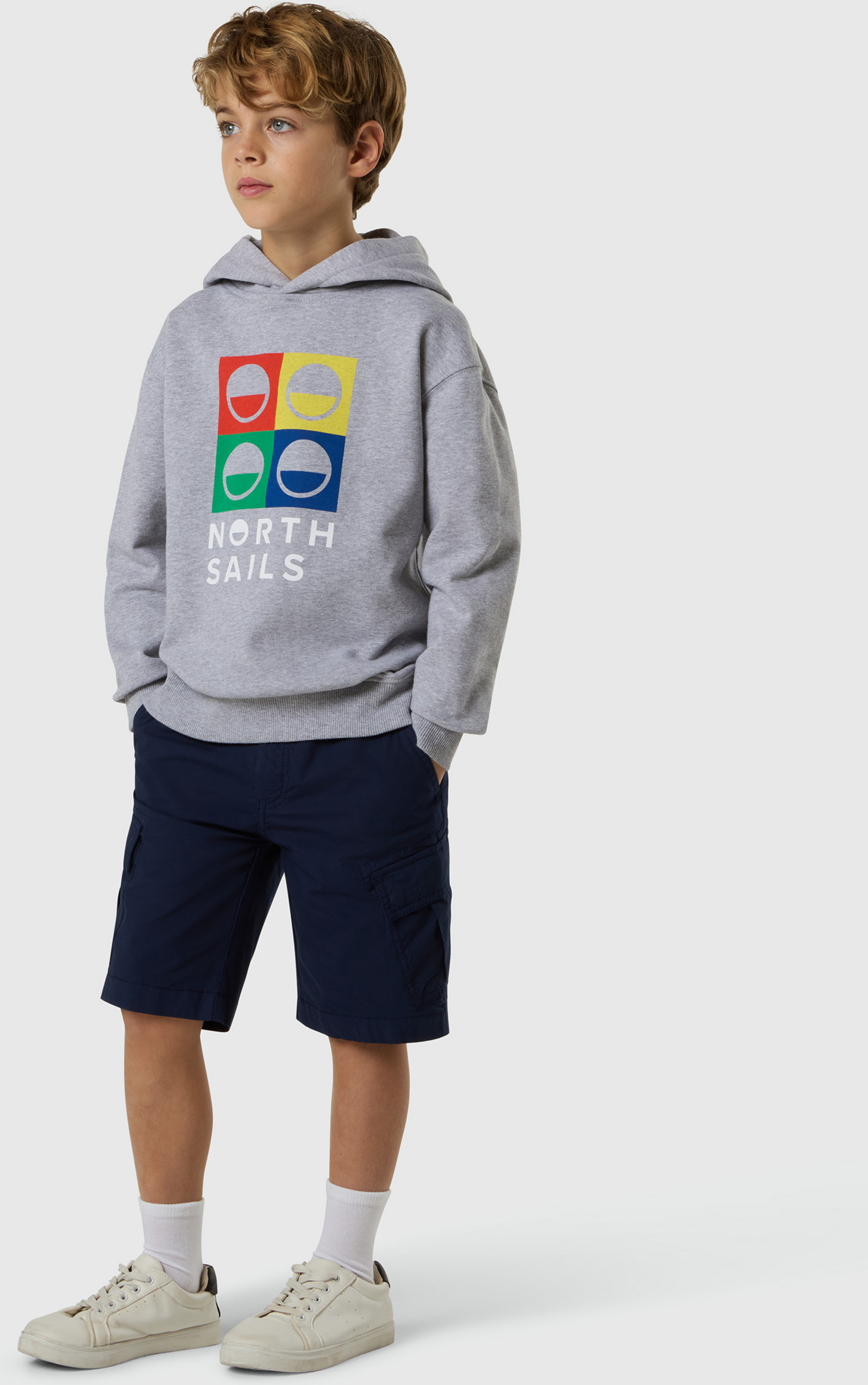 NORTH SAILS, North Sails Hoodie With Maxi North Sails Print
