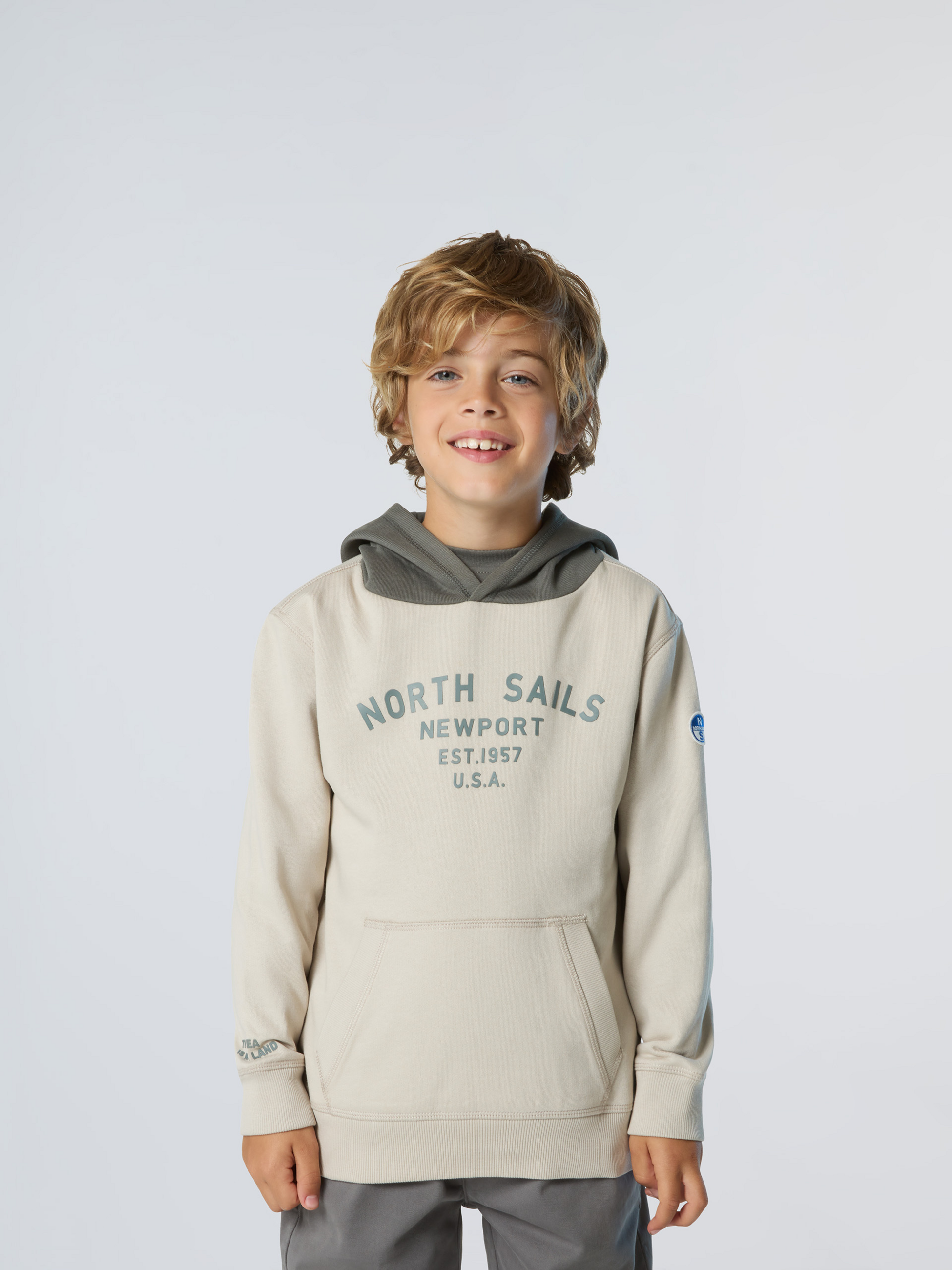 NORTH SAILS, North Sails Hoodie With Newport Print