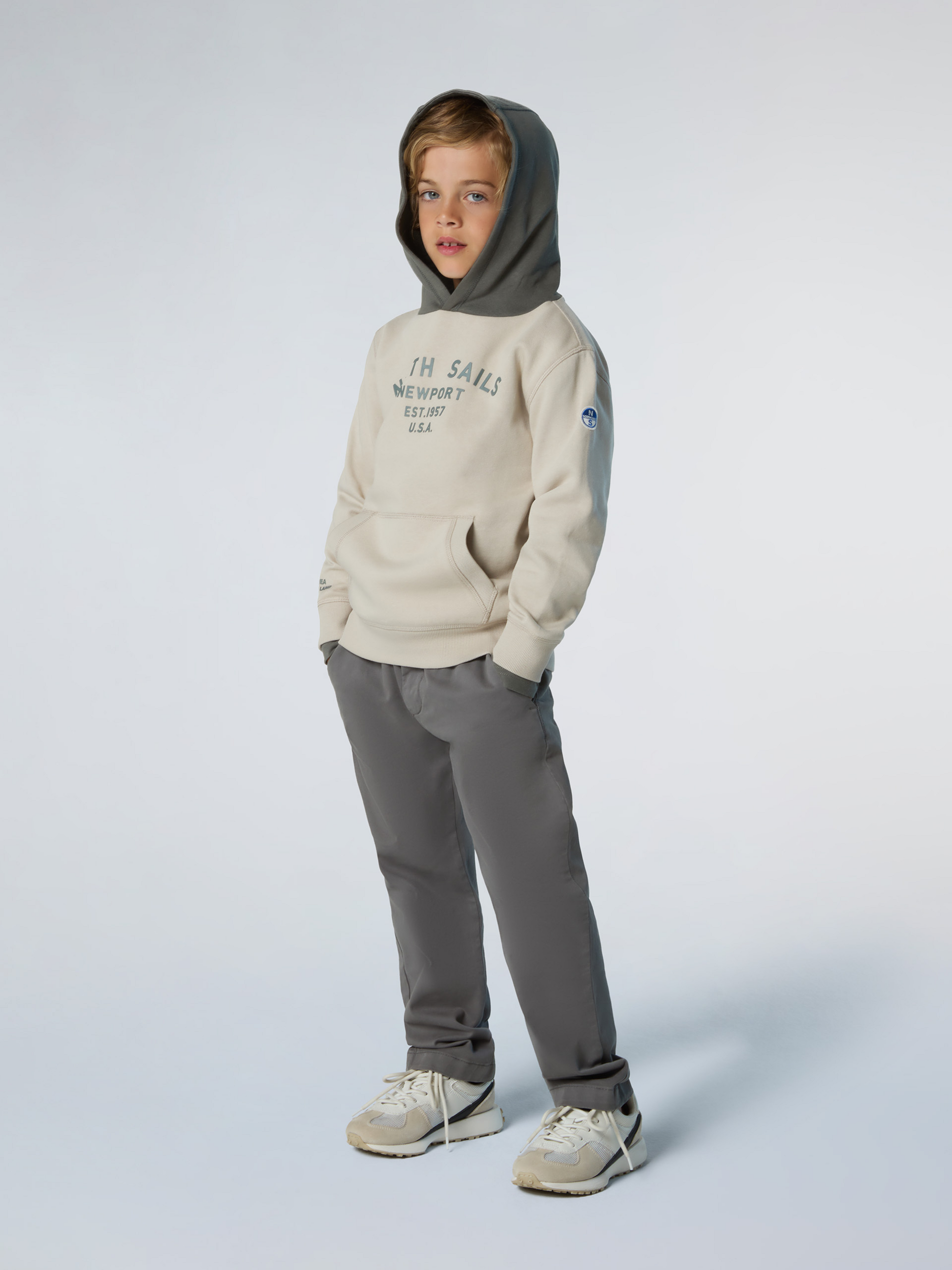 NORTH SAILS, North Sails Hoodie With Newport Print