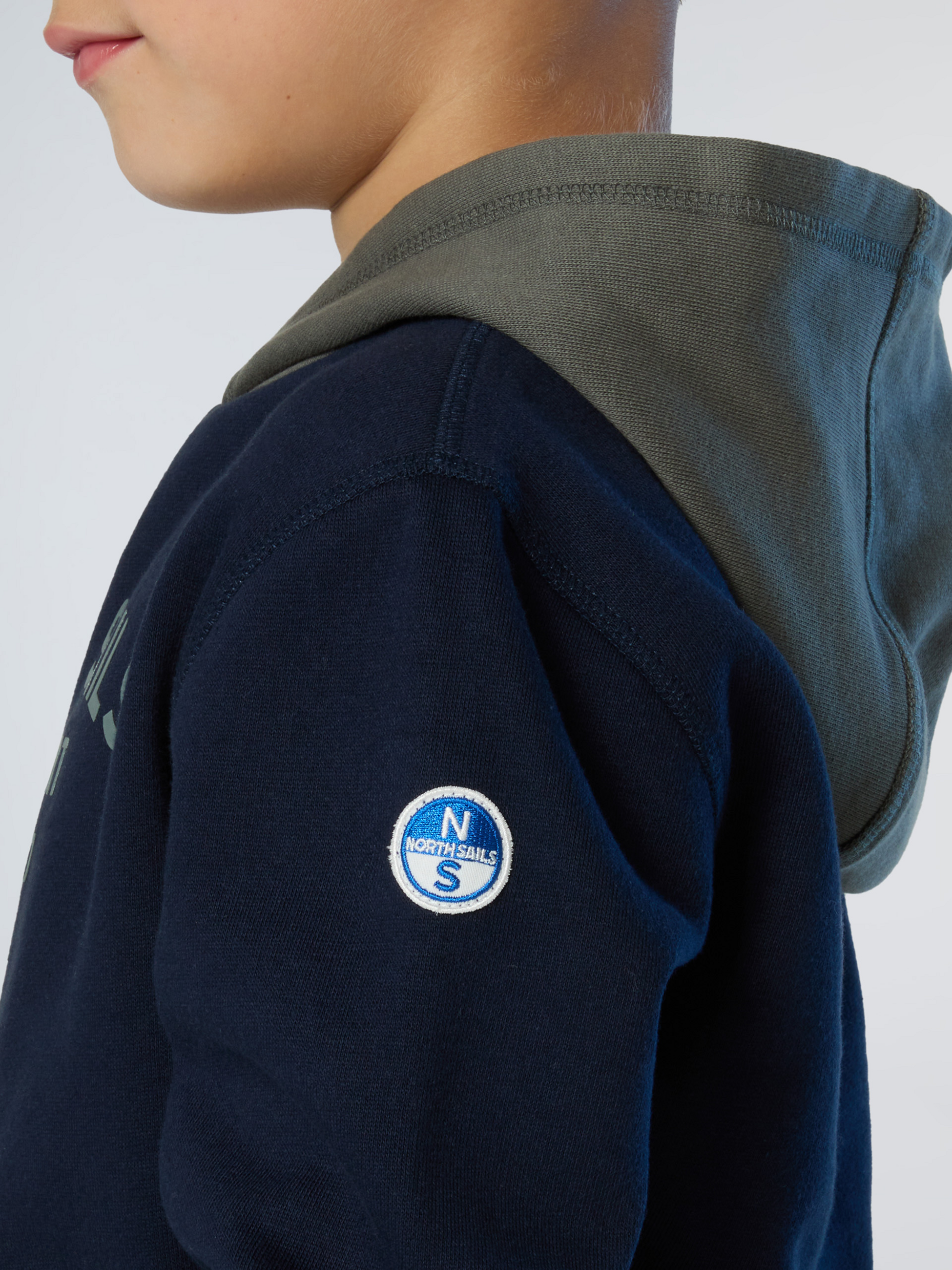 NORTH SAILS, North Sails Hoodie With Newport Print