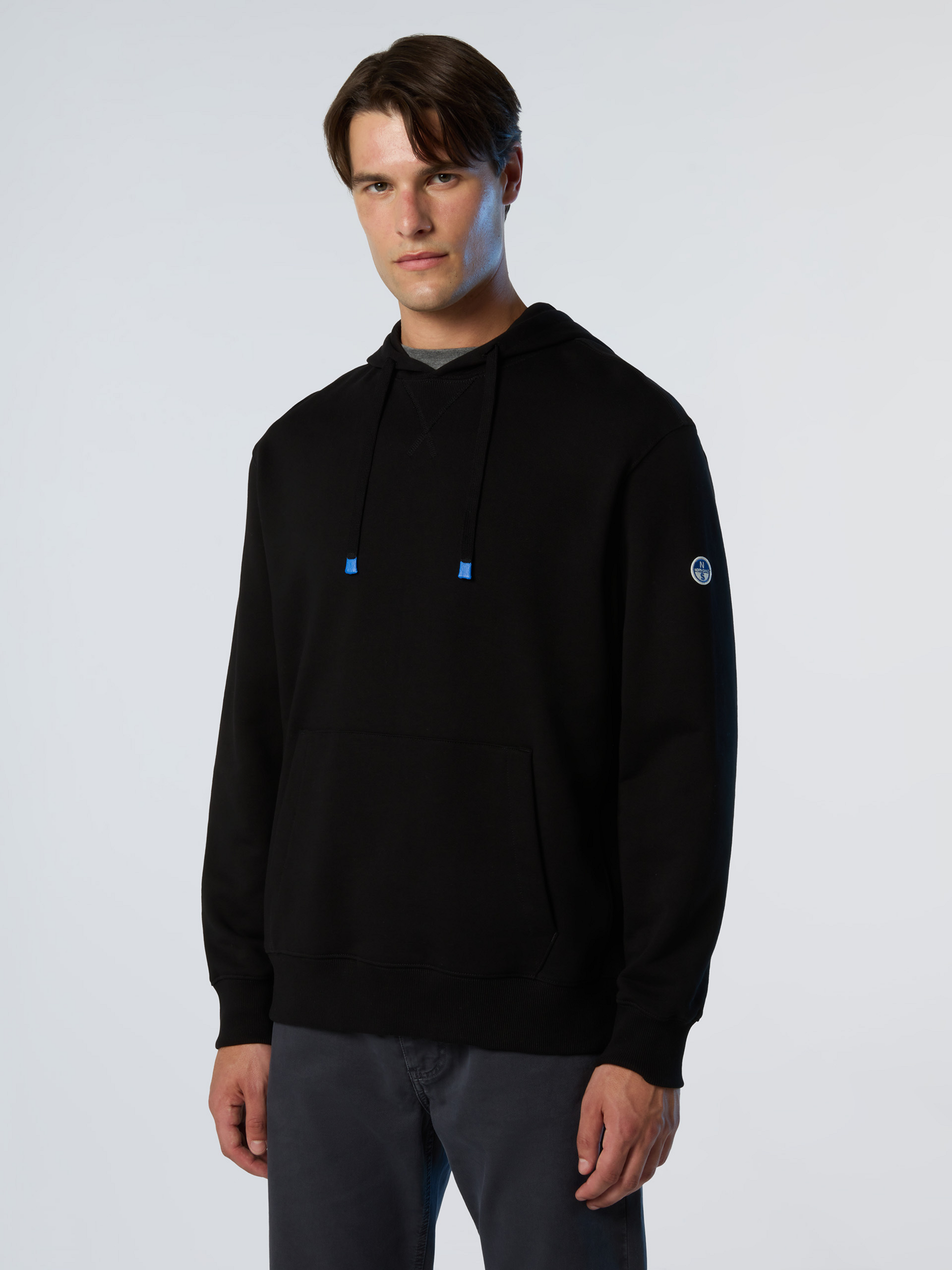 NORTH SAILS, North Sails Hoodie With Side Ribbing