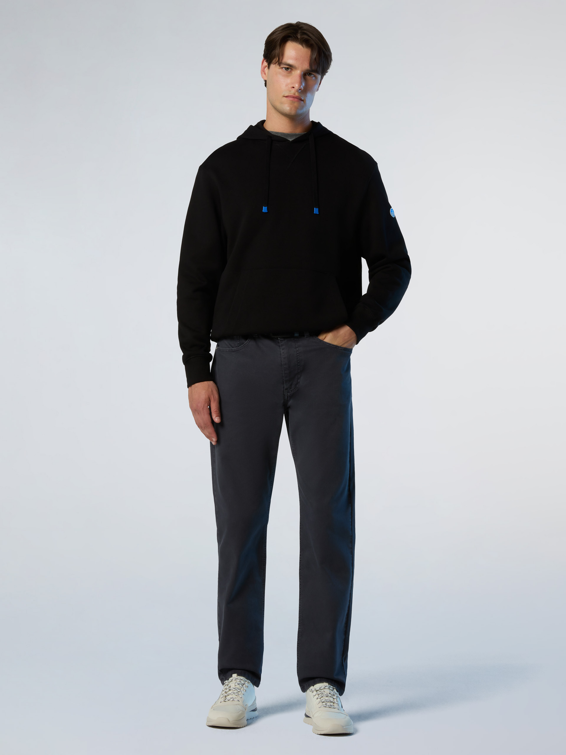 NORTH SAILS, North Sails Hoodie With Side Ribbing