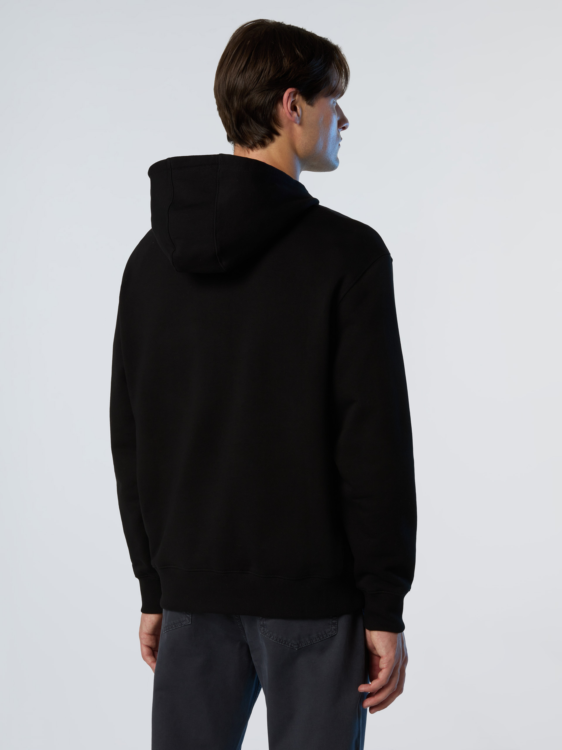 NORTH SAILS, North Sails Hoodie With Side Ribbing