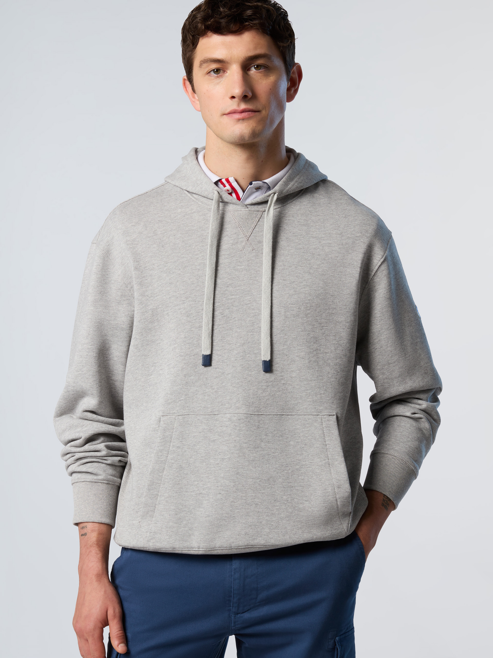 NORTH SAILS, North Sails Hoodie With Side Ribbing