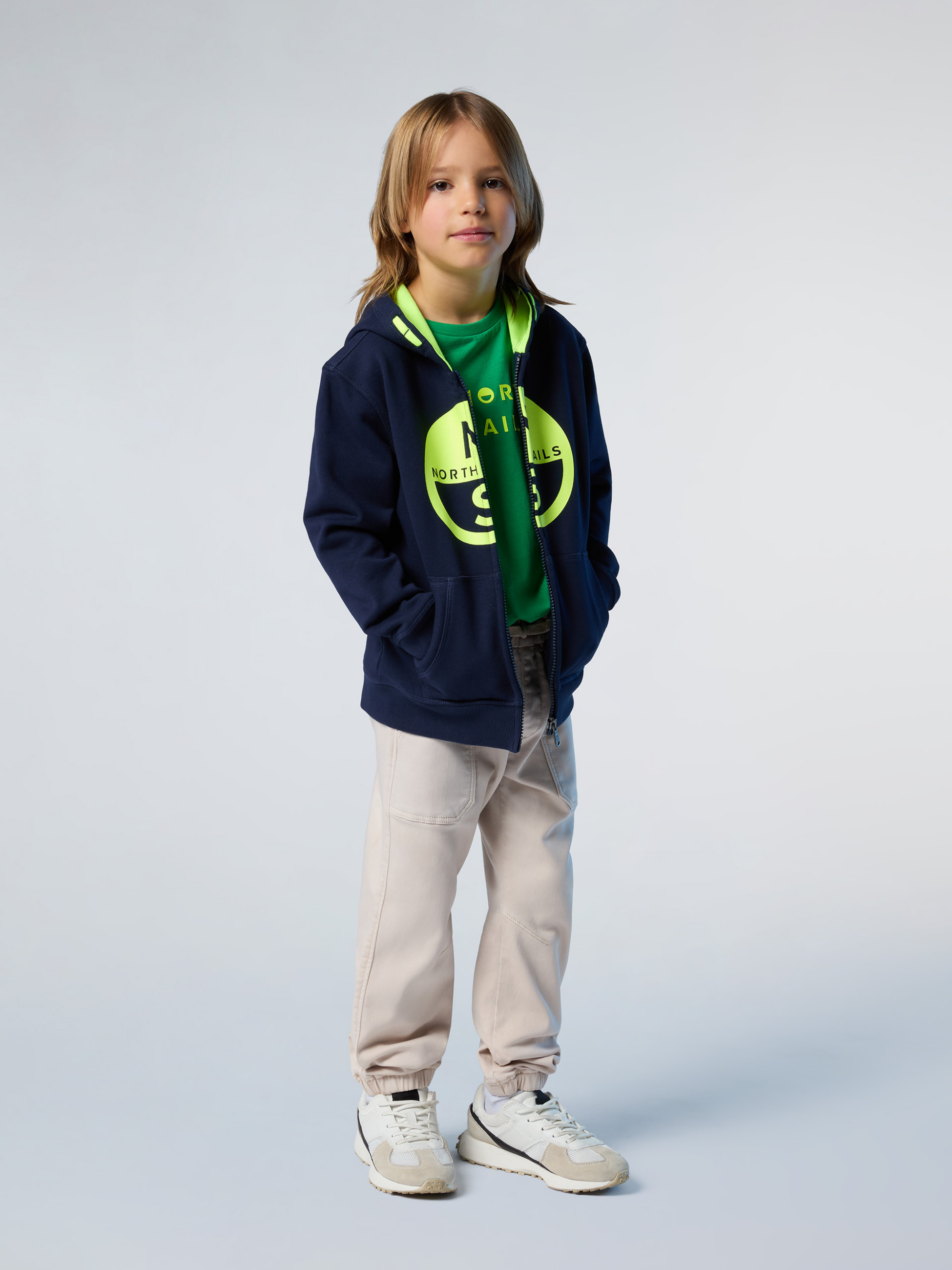 NORTH SAILS, North Sails Hoodie Zipper With Maxi Logo