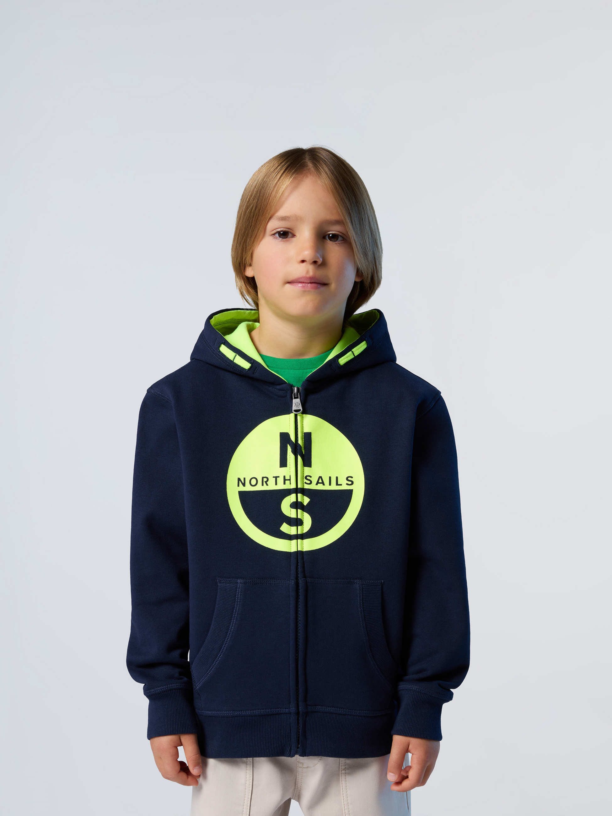 NORTH SAILS, North Sails Hoodie Zipper With Maxi Logo