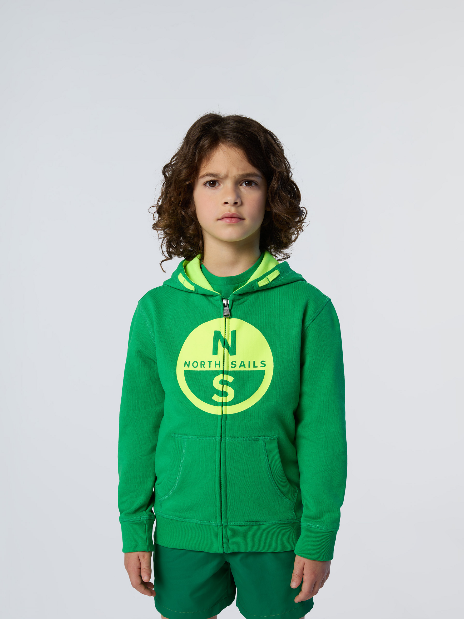 NORTH SAILS, North Sails Hoodie Zipper With Maxi Logo