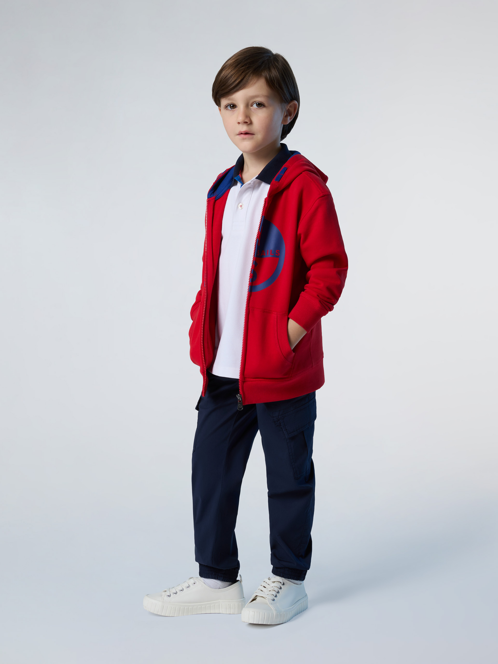 NORTH SAILS, North Sails Hoodie Zipper With Maxi Logo