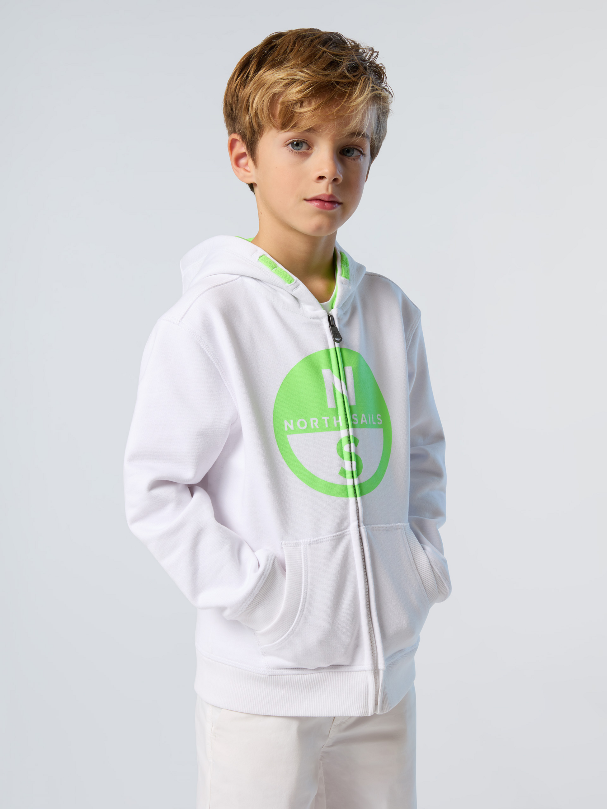 NORTH SAILS, North Sails Hoodie Zipper With Maxi Logo
