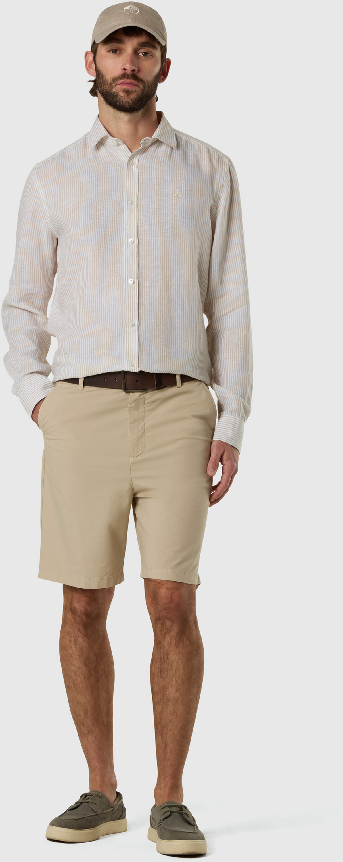 NORTH SAILS, North Sails Linen Shirt Bengal Striped