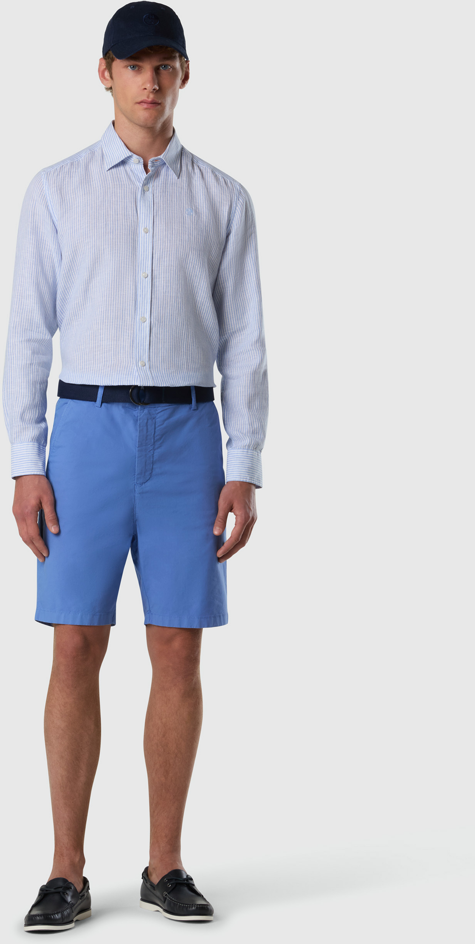 NORTH SAILS, North Sails Linen Shirt Bengal Striped