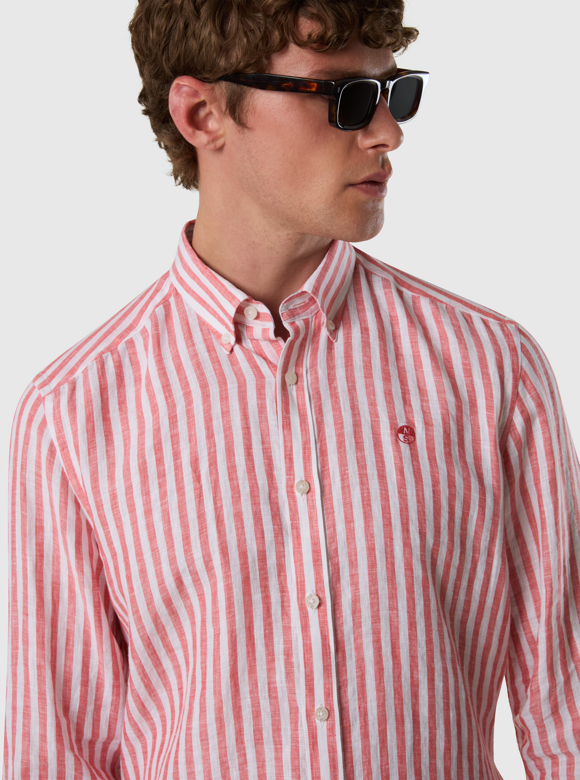 NORTH SAILS, North Sails Linen Shirt Bold Striped