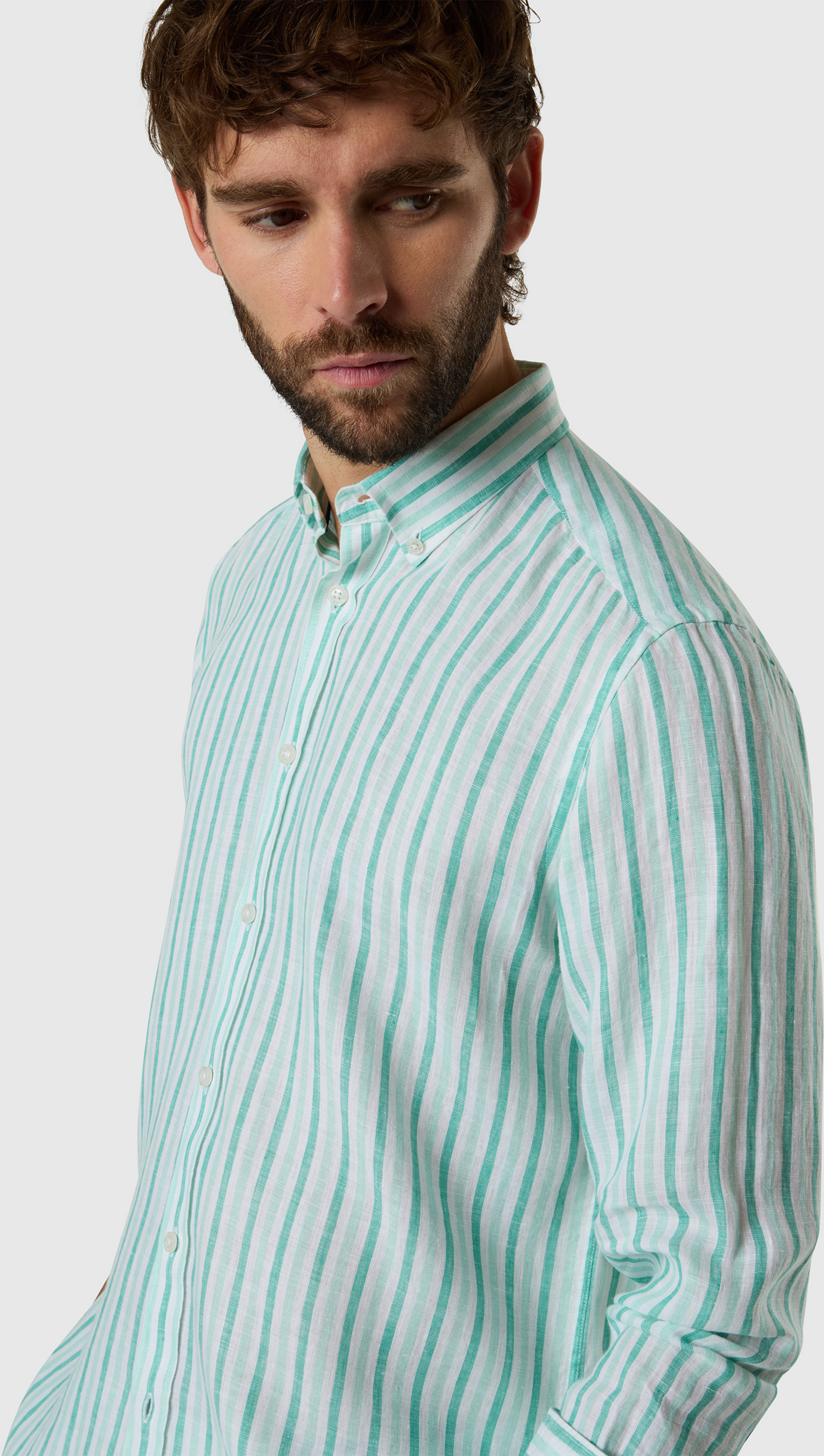 NORTH SAILS, North Sails Linen Shirt Faded Striped