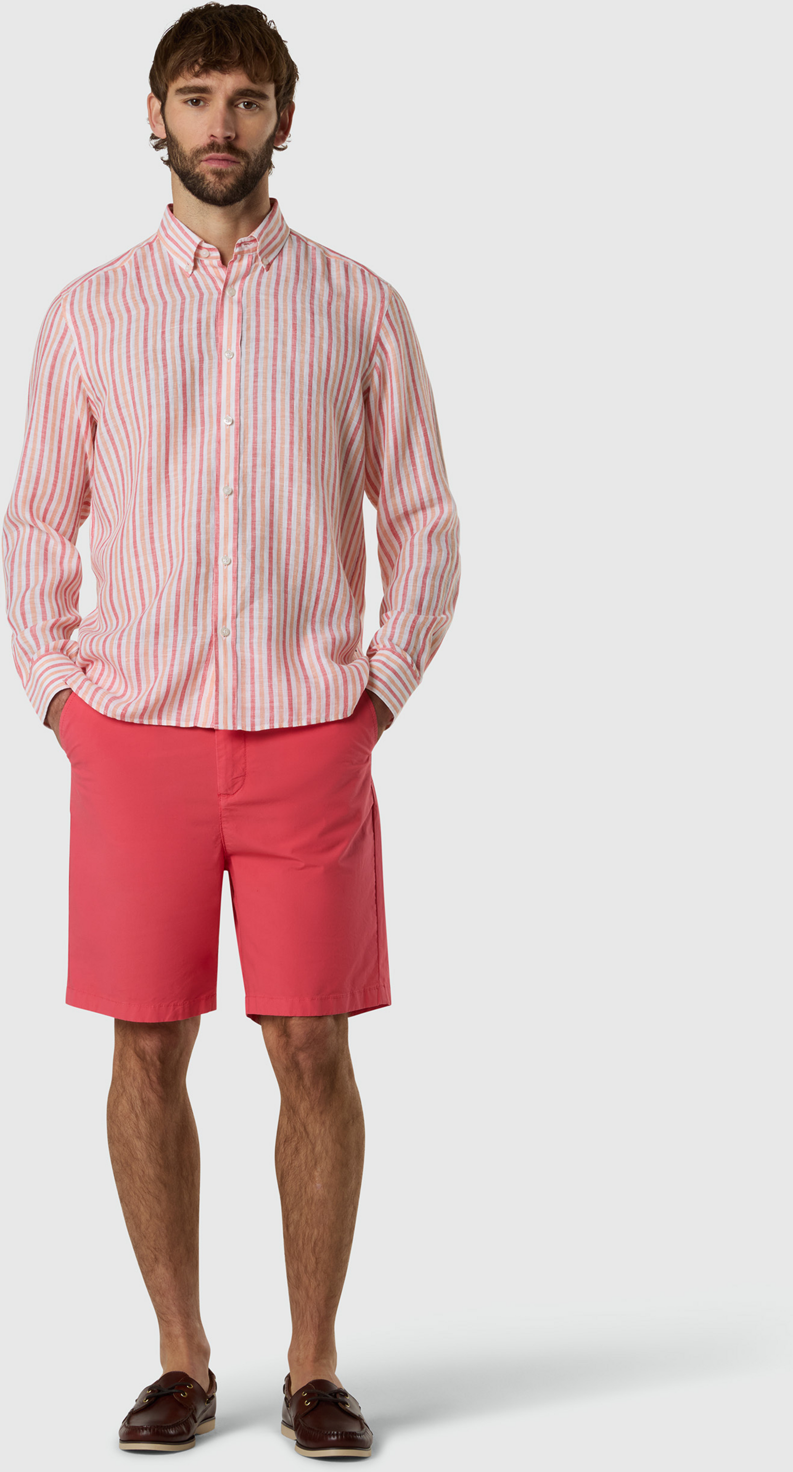 NORTH SAILS, North Sails Linen Shirt Faded Striped