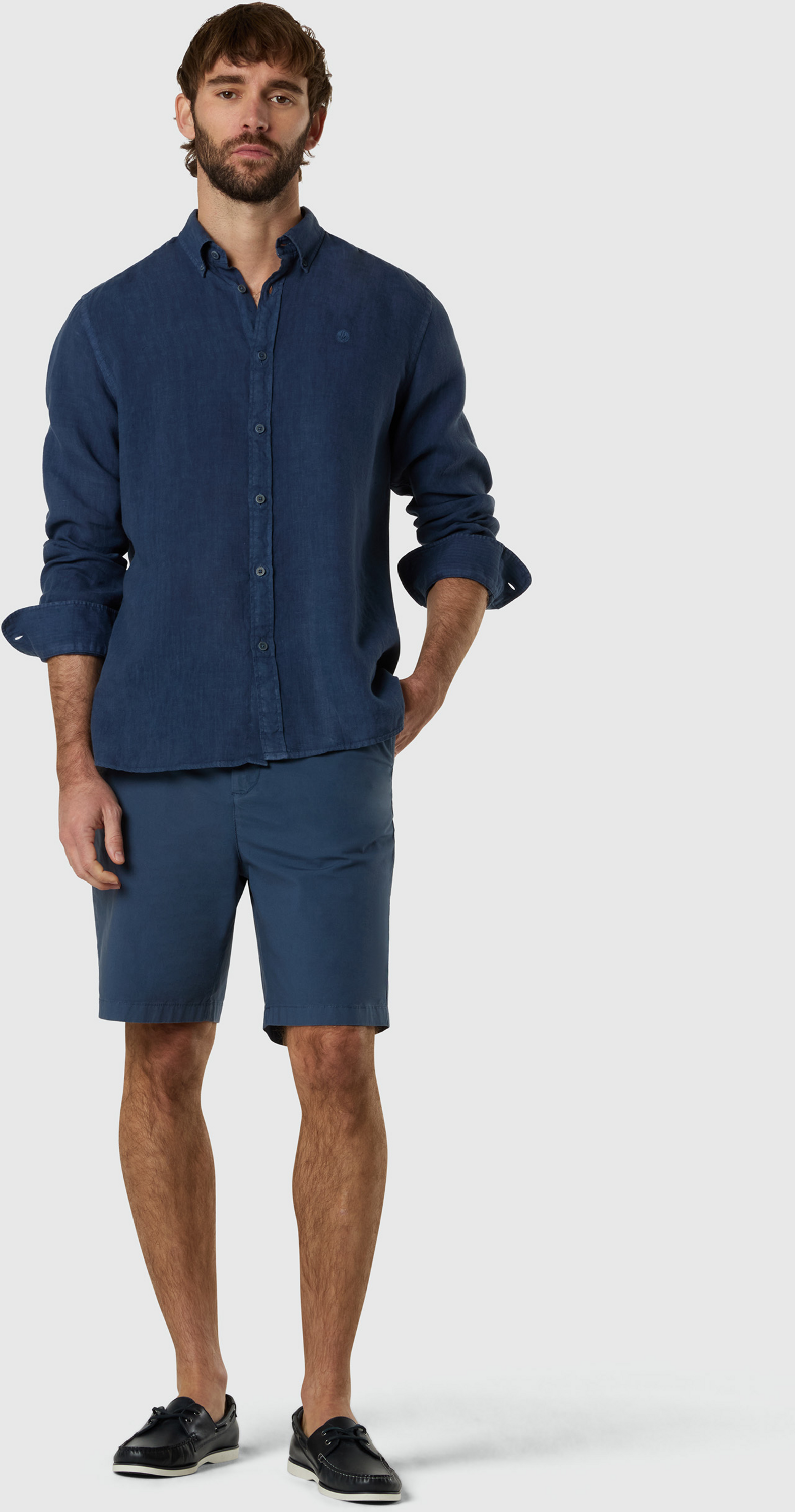 NORTH SAILS, North Sails Linen Shirt Garment-dyed