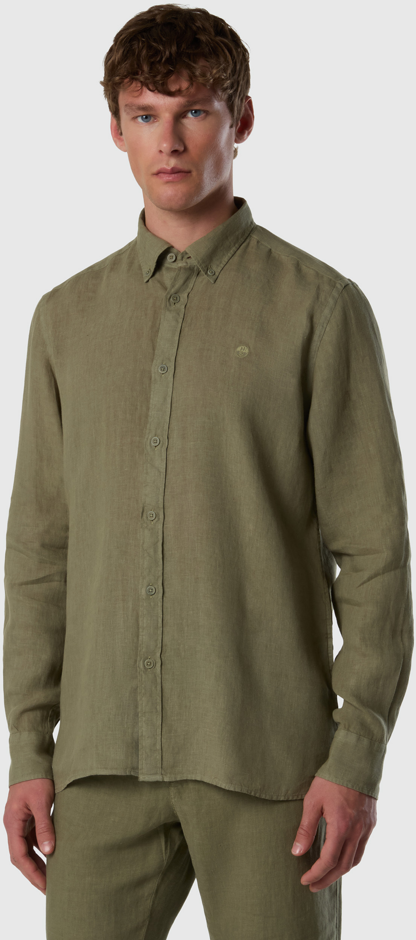 NORTH SAILS, North Sails Linen Shirt Garment-dyed