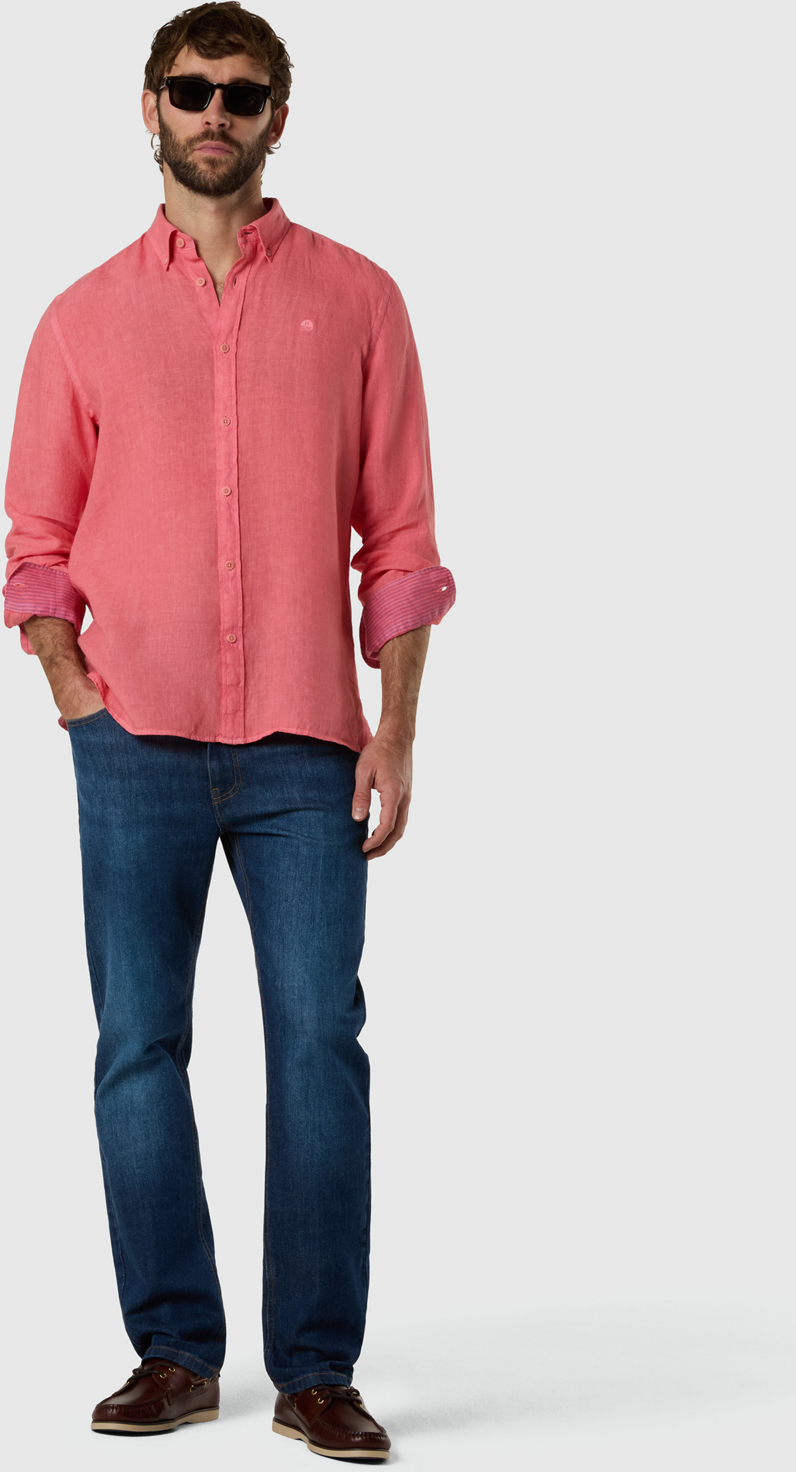 NORTH SAILS, North Sails Linen Shirt Garment-dyed