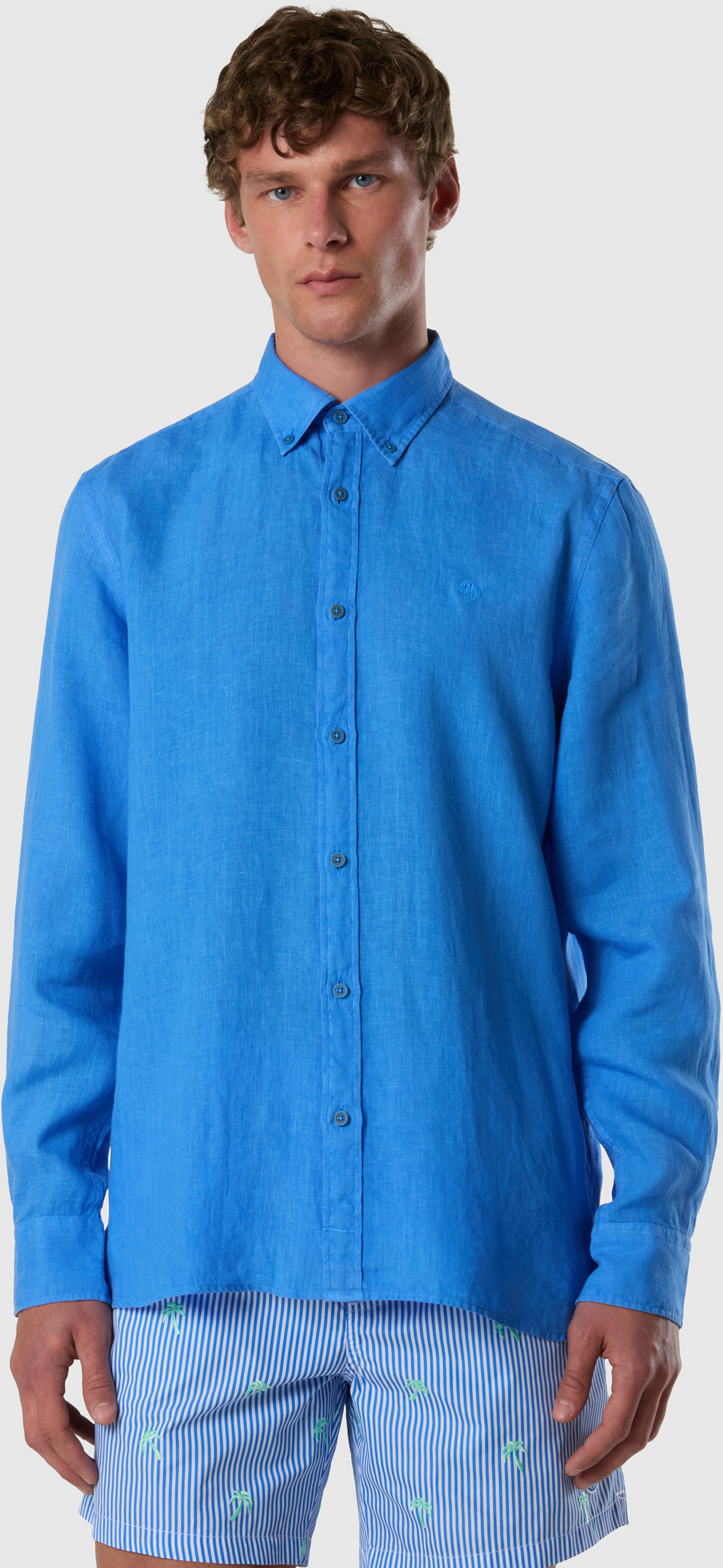 NORTH SAILS, North Sails Linen Shirt Garment-dyed
