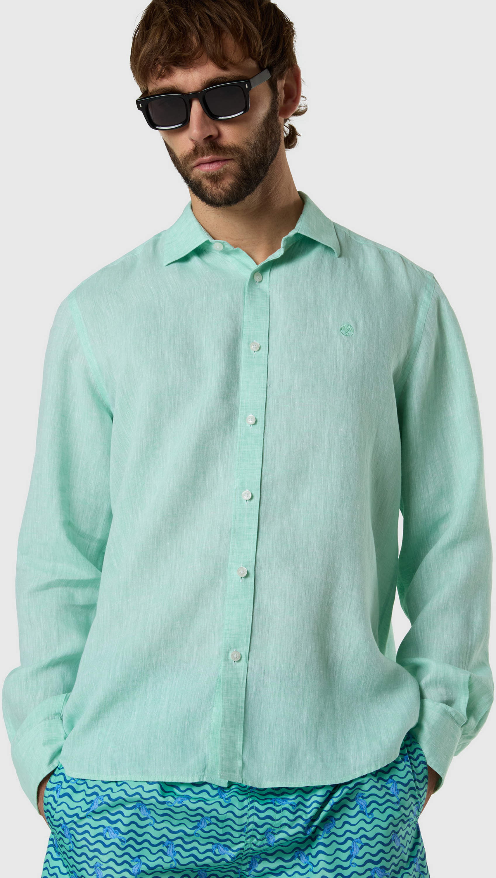 NORTH SAILS, North Sails Linen Shirt Long-sleeved