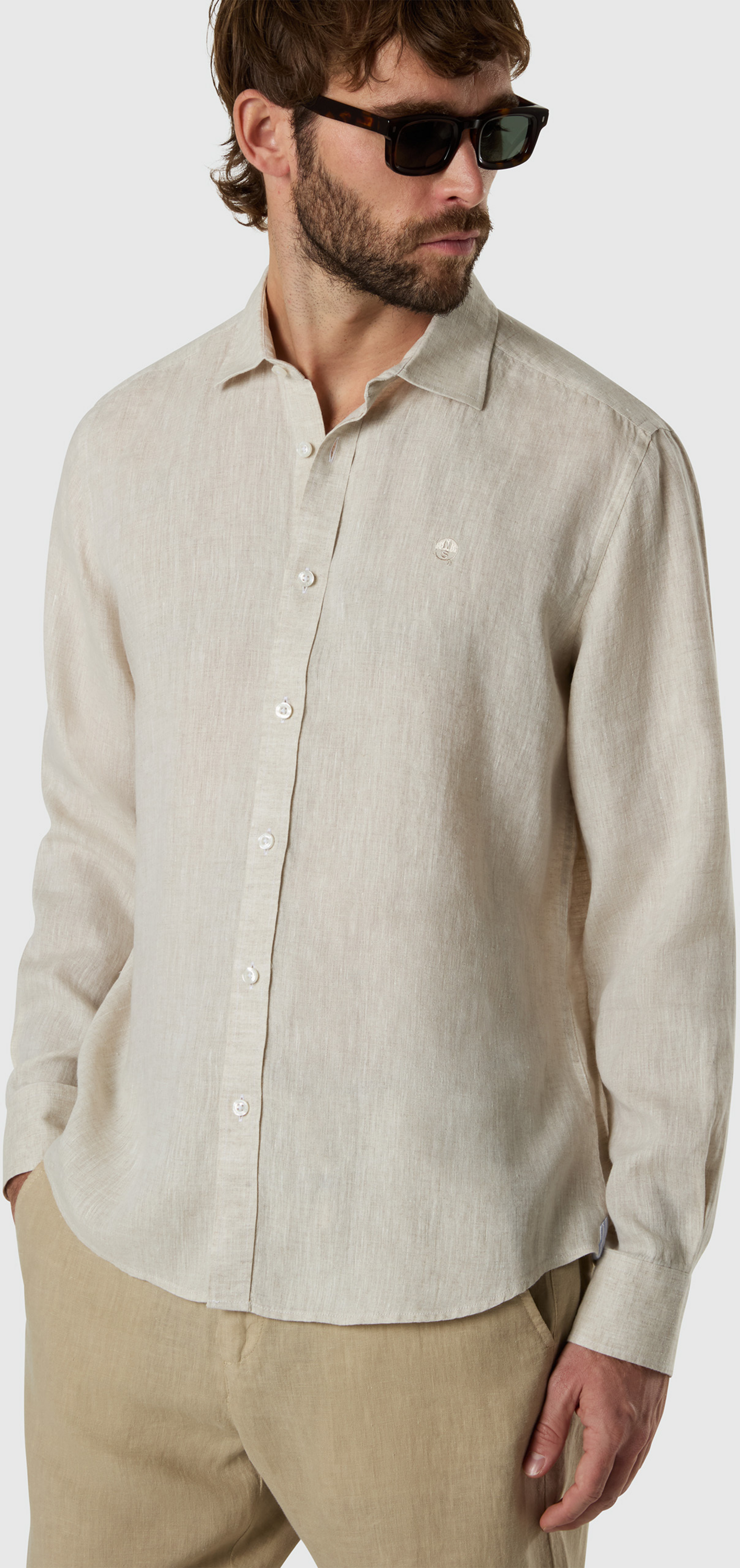 NORTH SAILS, North Sails Linen Shirt Long-sleeved