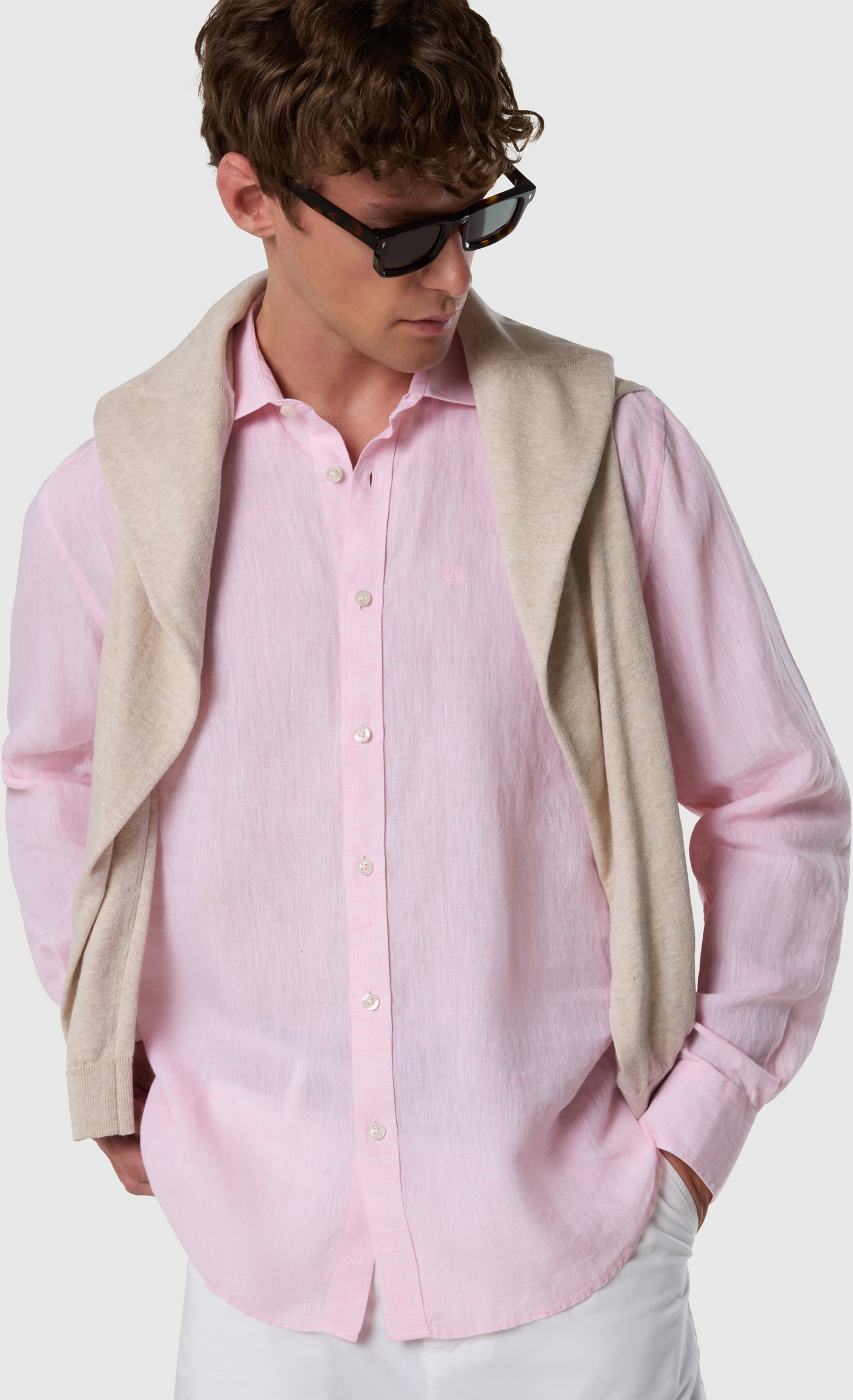 NORTH SAILS, North Sails Linen Shirt Long-sleeved